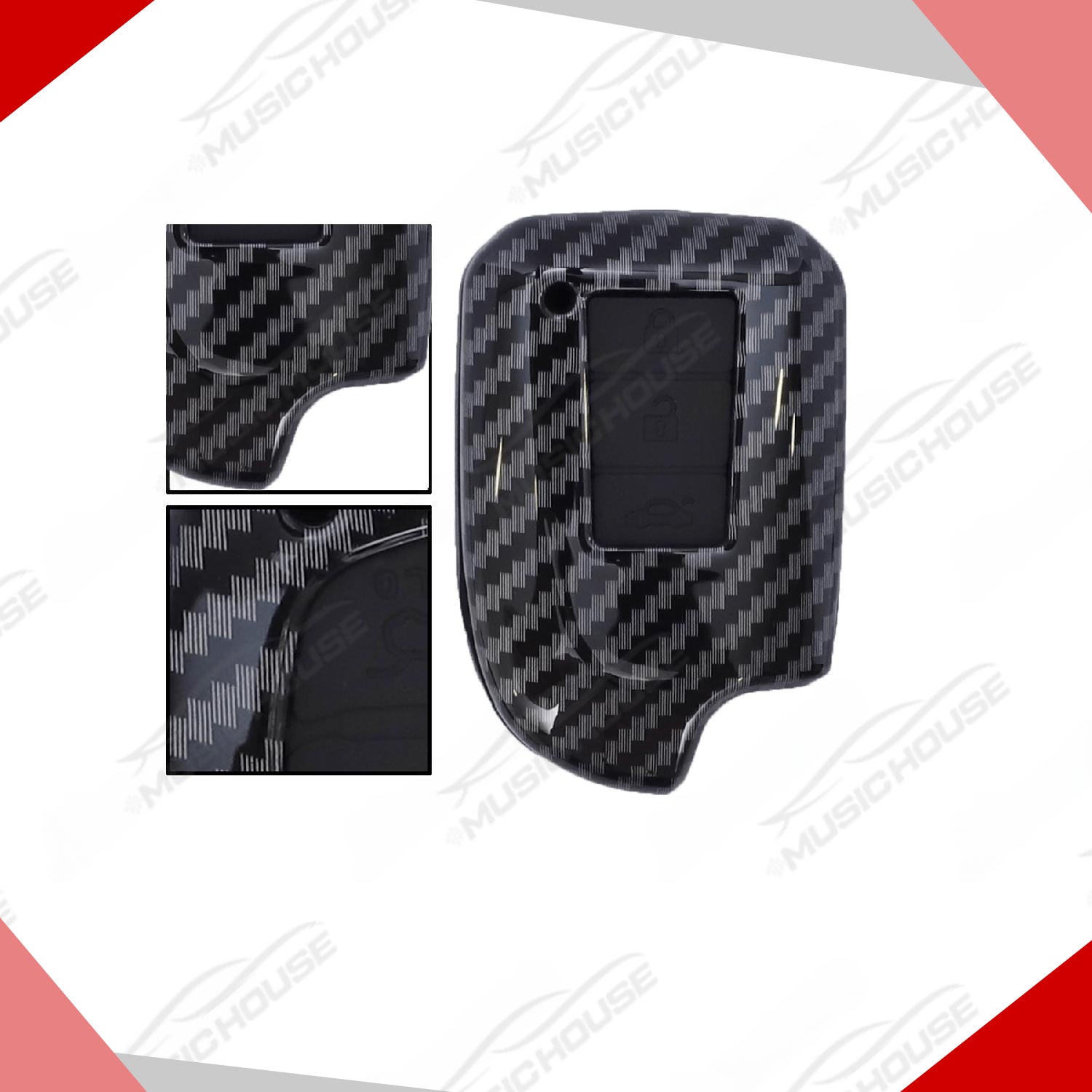 Toyota Yaris Carbon Fiber Key Cover