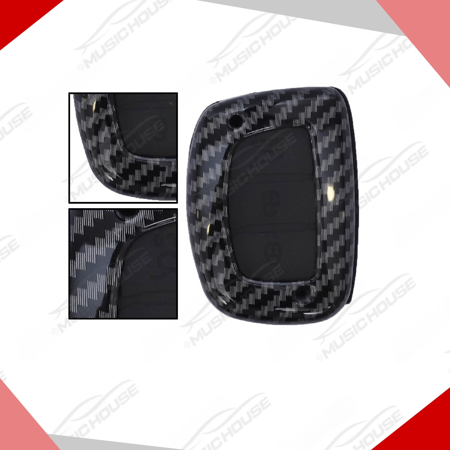 Hyundai Tucson Carbon Fiber Key Cover