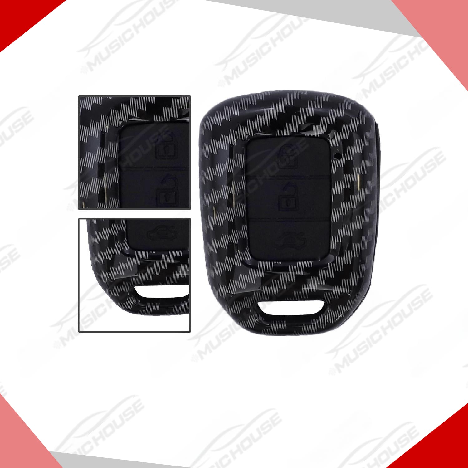 Honda City Key Shell Carbon Fiber - Model 2021 -2022