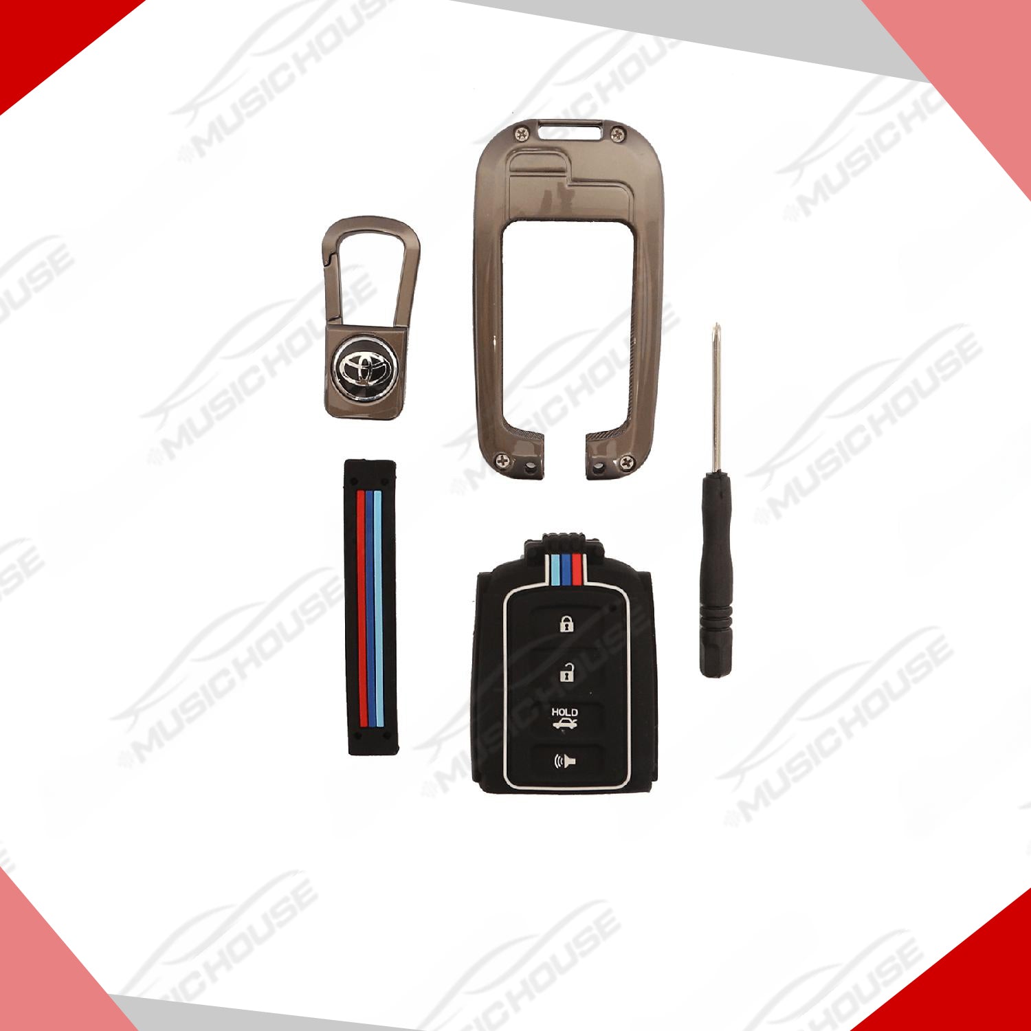 Toyota Collora Grande Metal Shell Key Cover