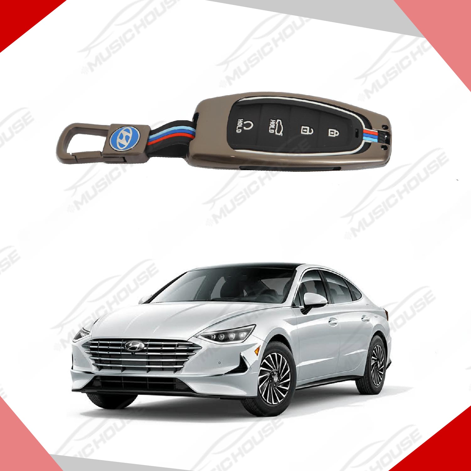 Hyundai Sonata Key Cover Metal Shell 2021