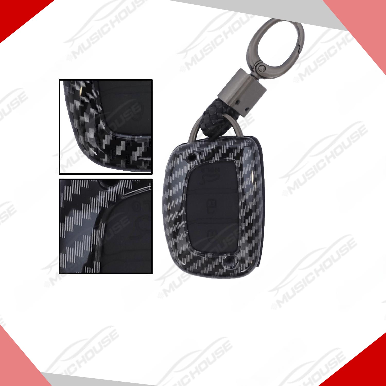Hyundai Tucson Carbon Fiber Key Cover