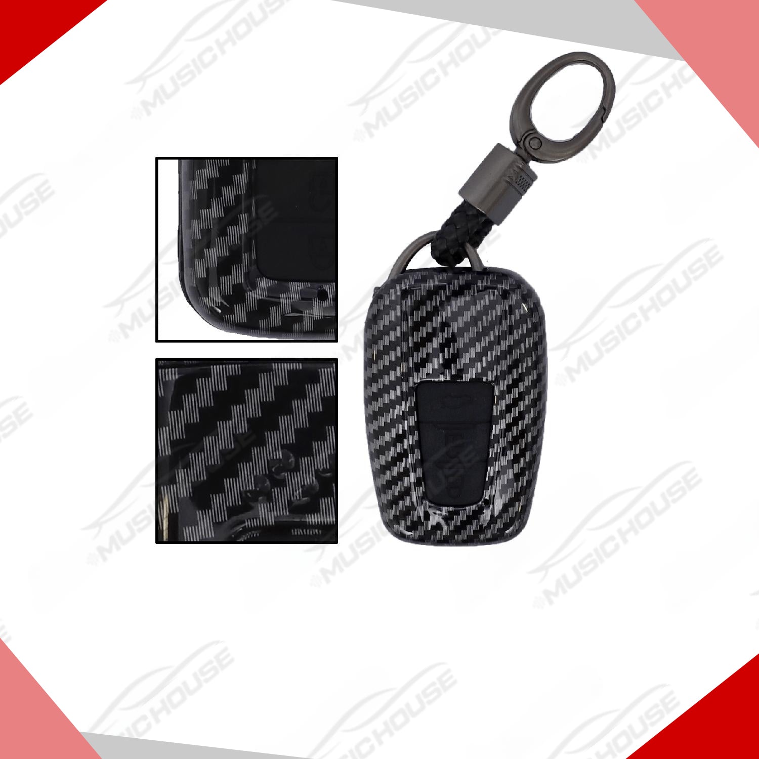 Toyota Fortuner Carbon Fiber Key Cover