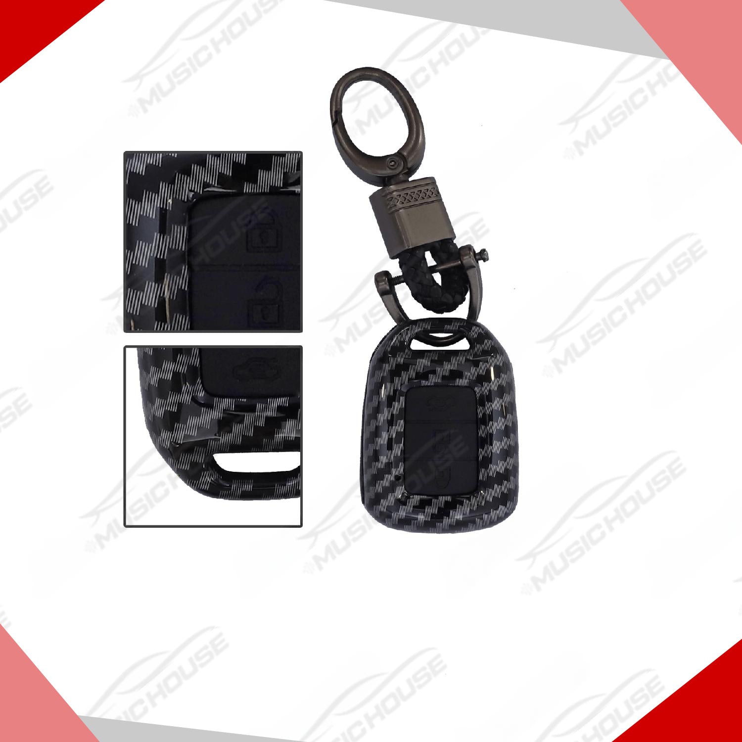 Honda City Key Shell Carbon Fiber - Model 2021 -2022