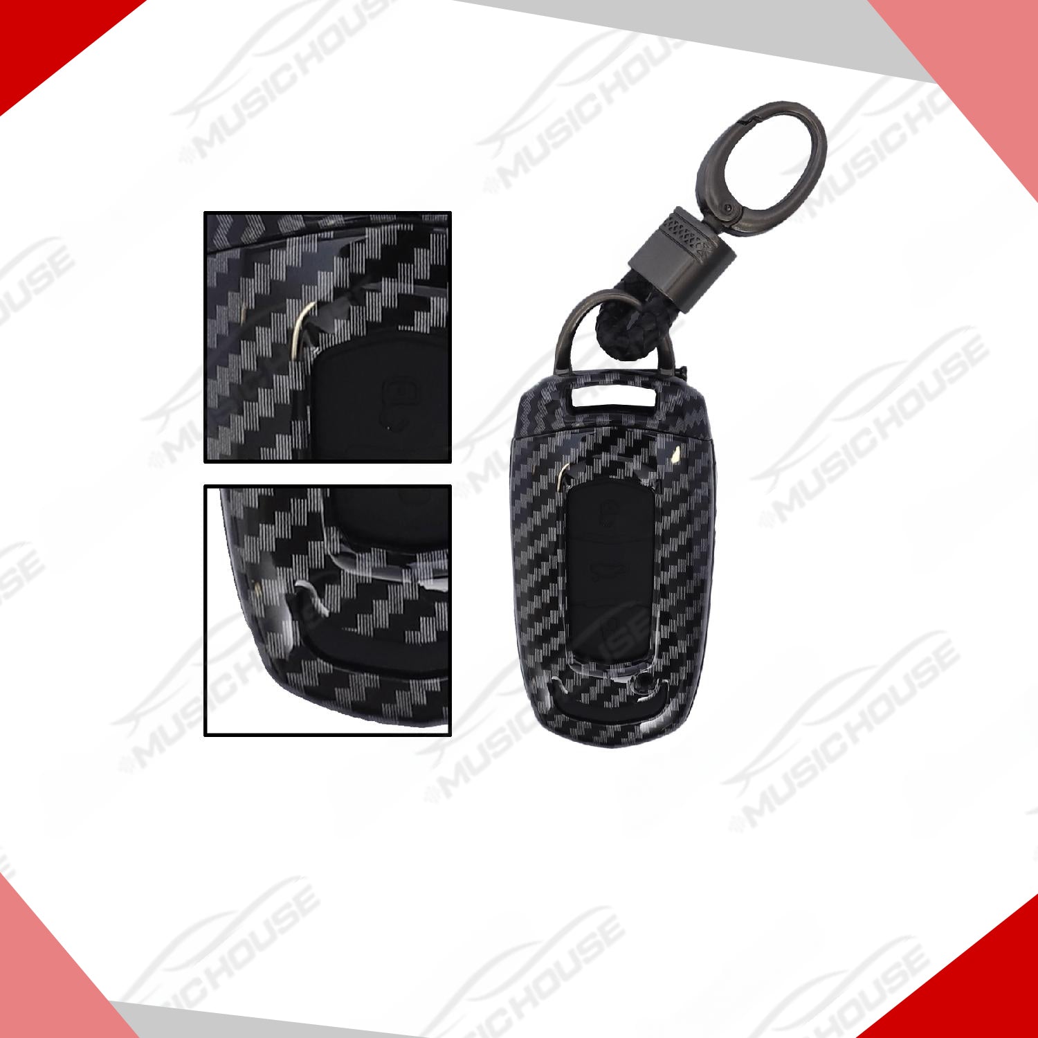 Proton Saga Carbon Fiber Key Cover