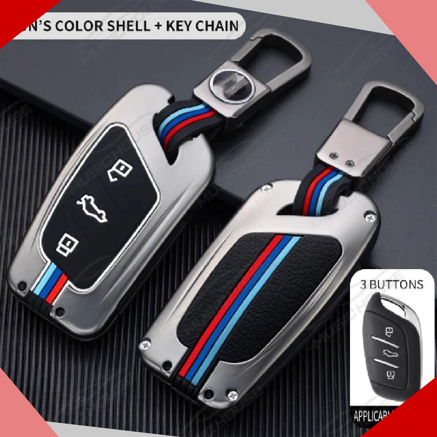 MG HS Key Cover With Metal Shell 2020 to 2021