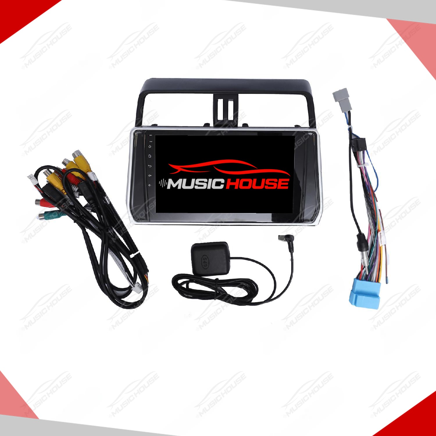 Toyota Prado 2017- 2021 Android Panel HD Player Display Multimedia System