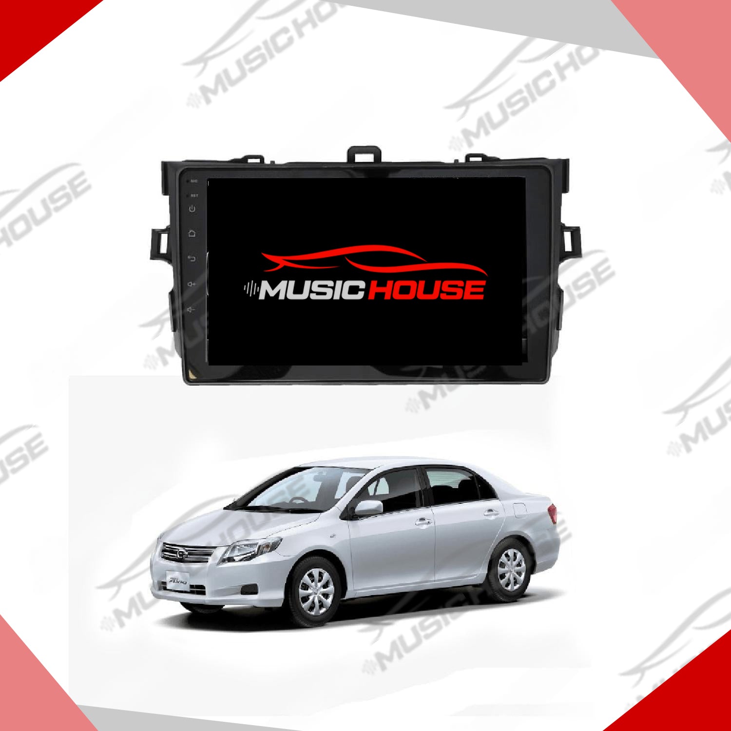 Toyota Axio 2007/2012 Android IPS Multimedia Display