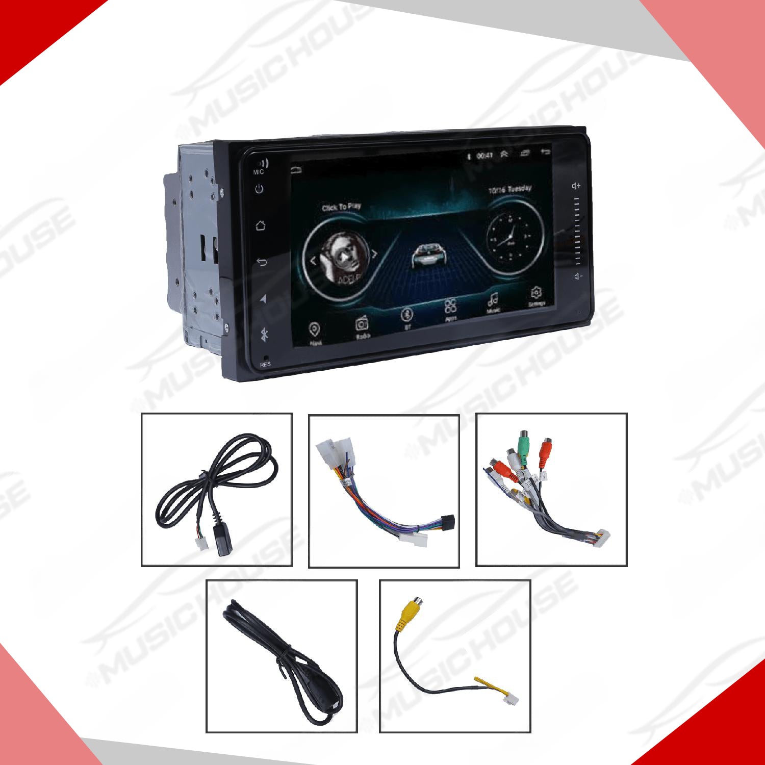 7" Universal Android IPS Multimedia System   (Toyota Fitting)