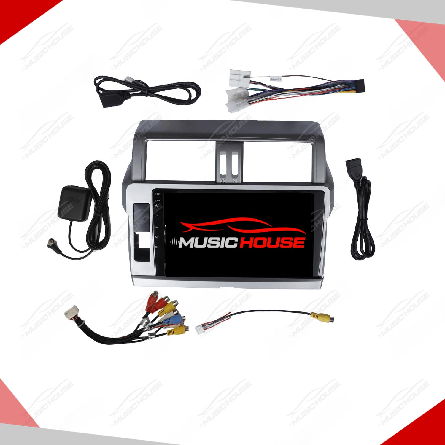 Toyota Prado LCD multimedia IPS Display System Android - Model 2013-2016