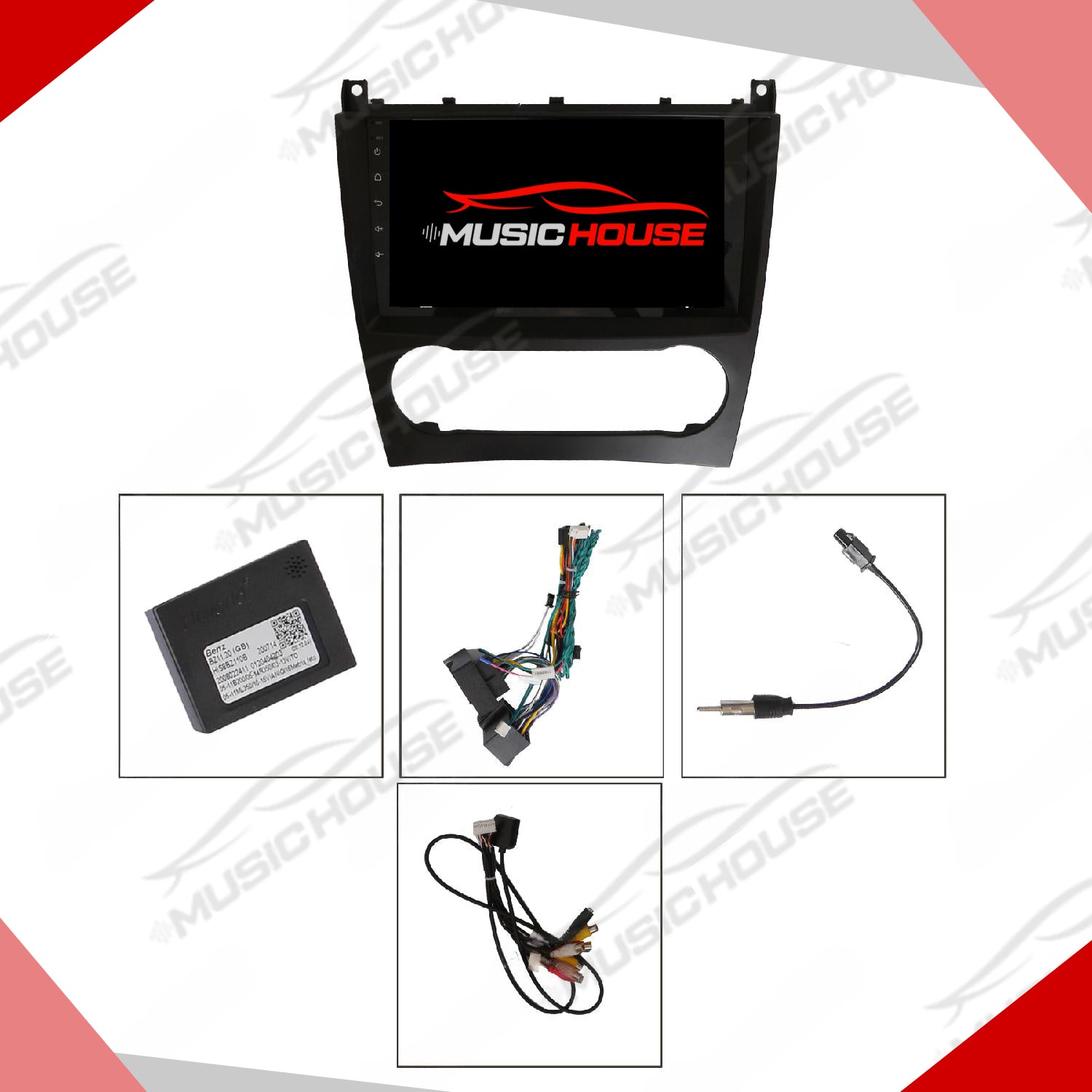 Mercedes C Class W203  Android IPS multimedia Display