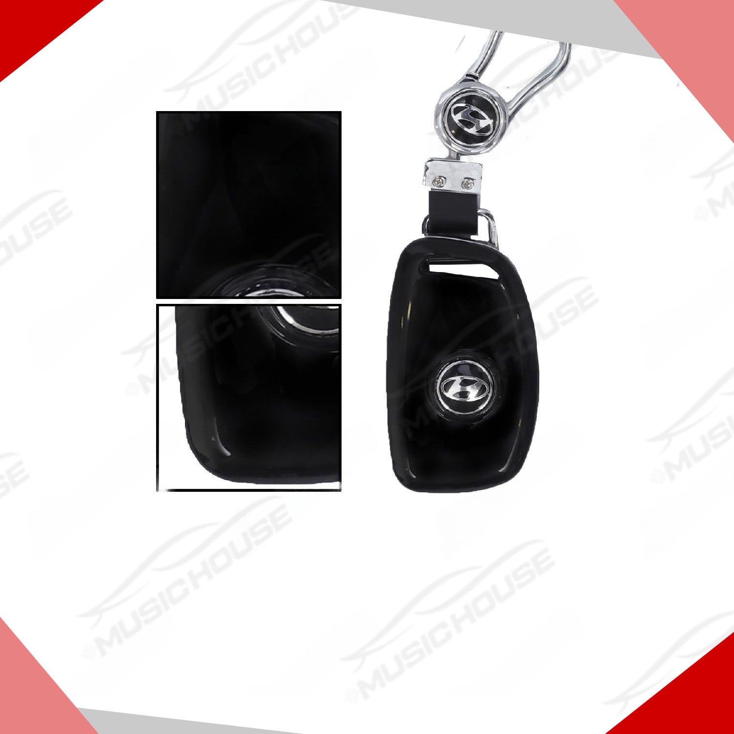 Hyundai Tucson Black  Protection Key Cover