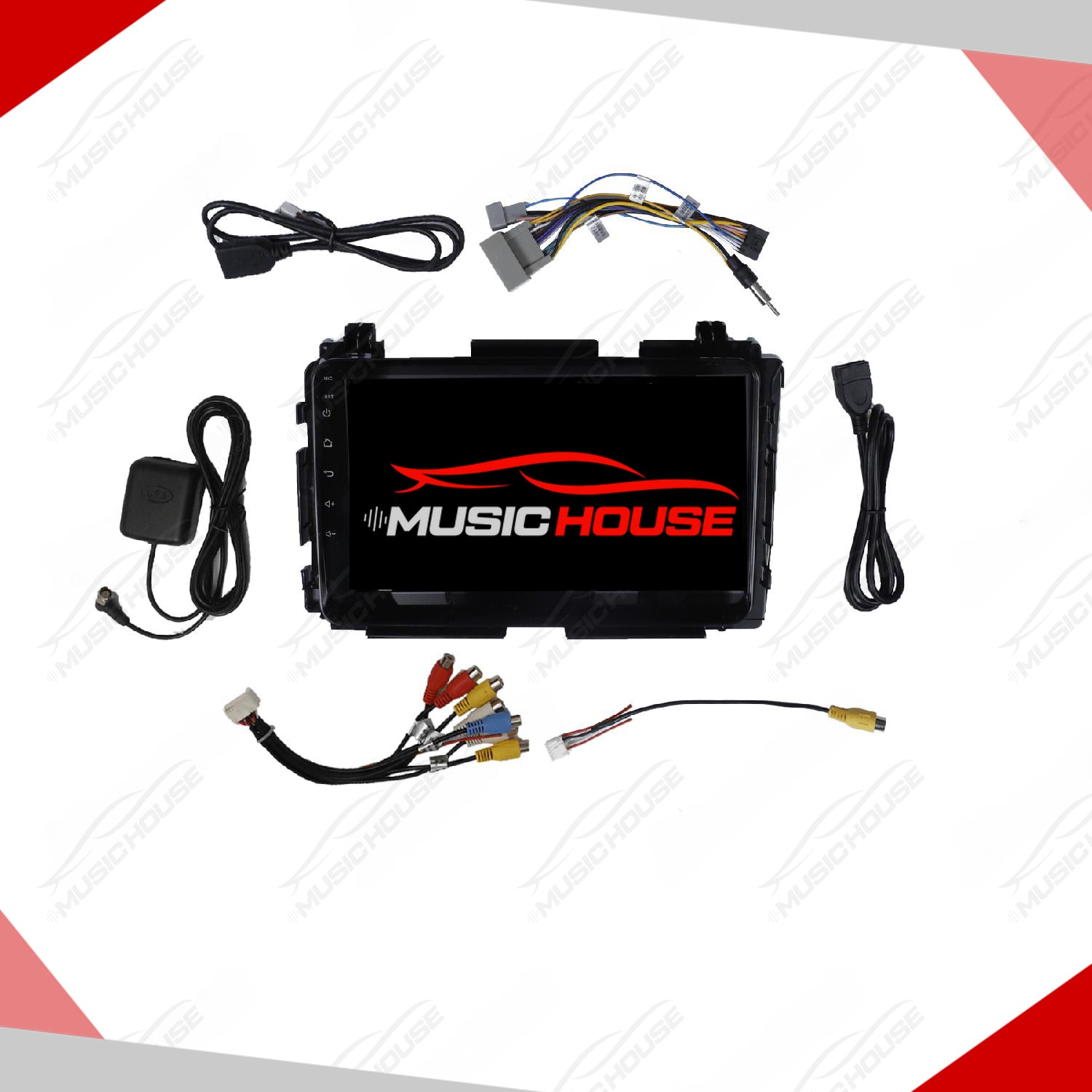 Honda Vezel 2013 to 2021  9" Android Panel HD Player IPS Display Multimedia System
