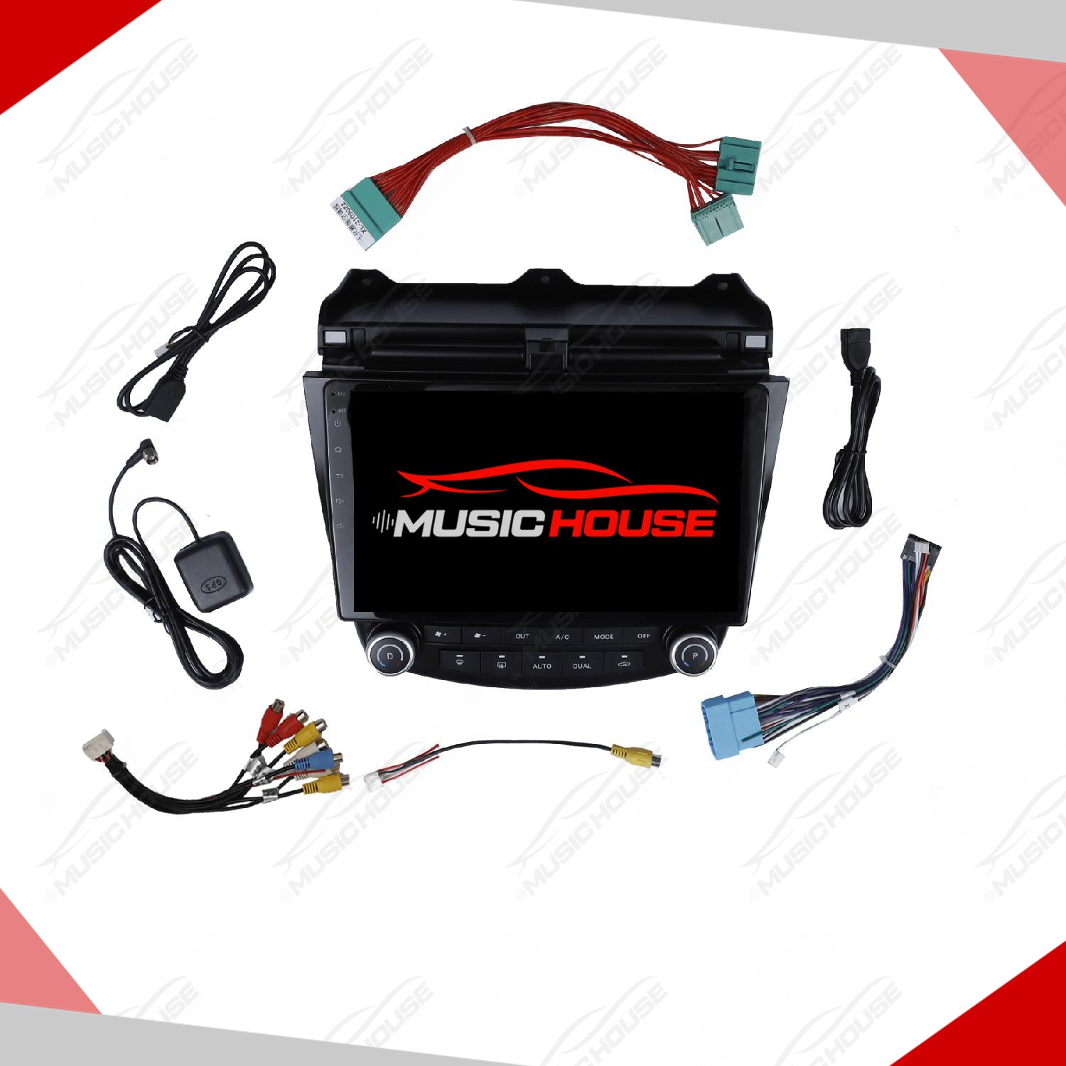 Honda Accord Android LCD IPS Multimedia System Version 3 - Model 2002-2007
