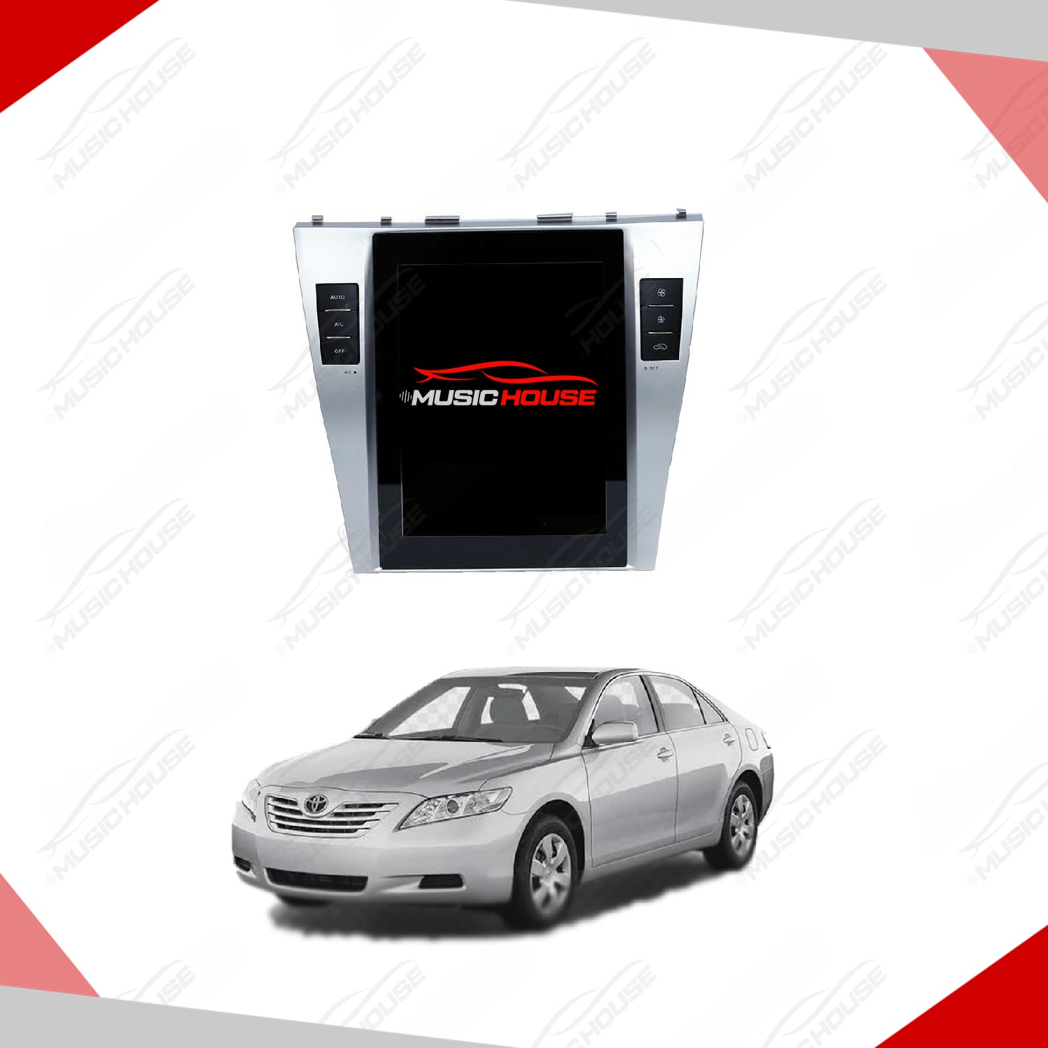 Toyota Camry Tesla LCD multimedia IPS Display Android - Model 2006-2011