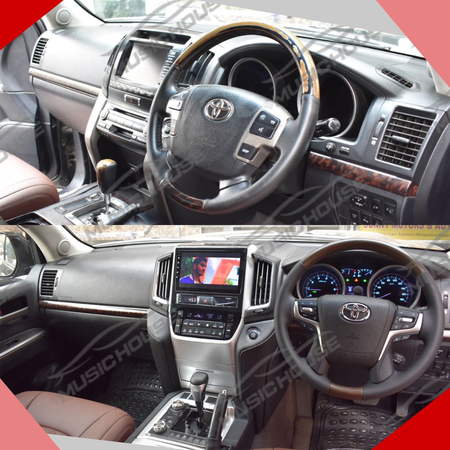 Interior with OEM Multimedia Panel And Steering