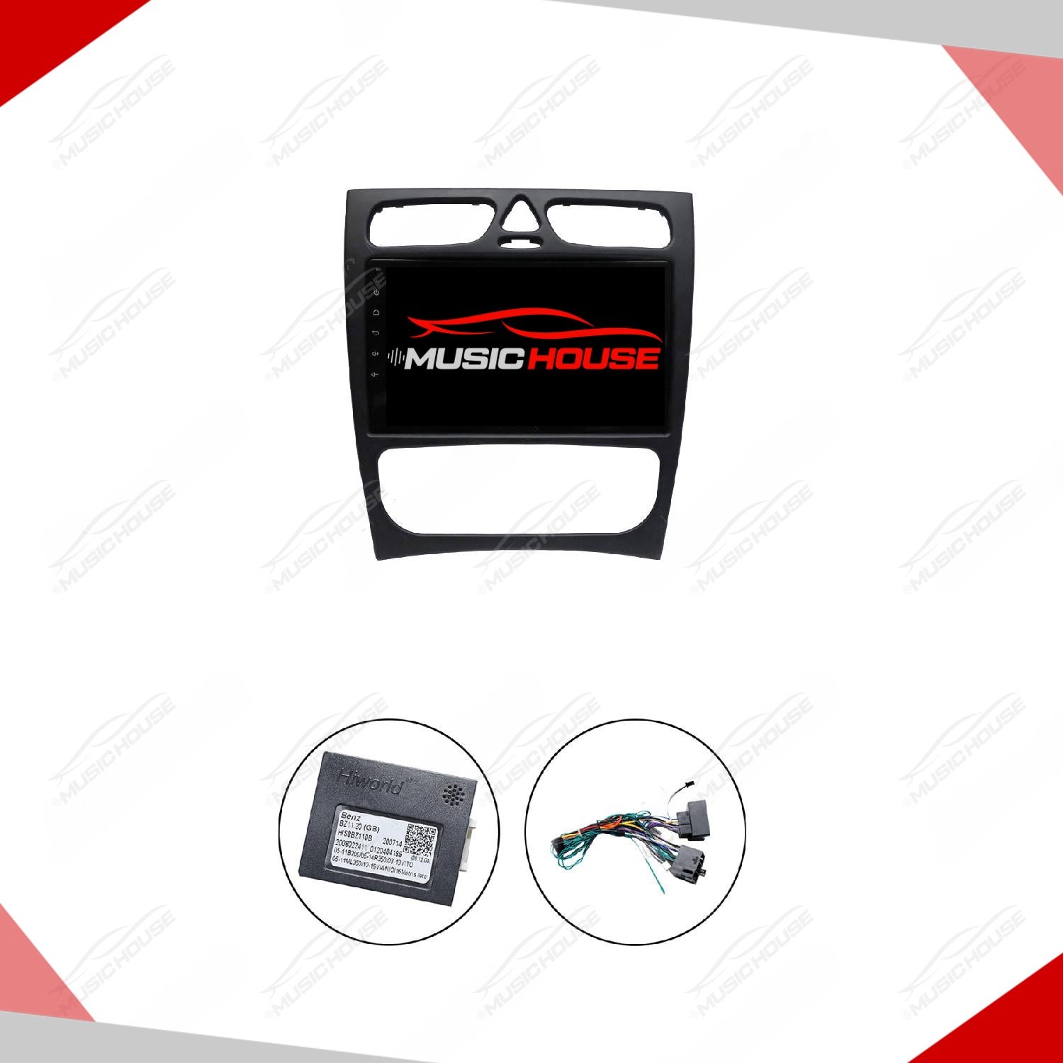 Mercedes C Class W203 Android IPS multimedia Display