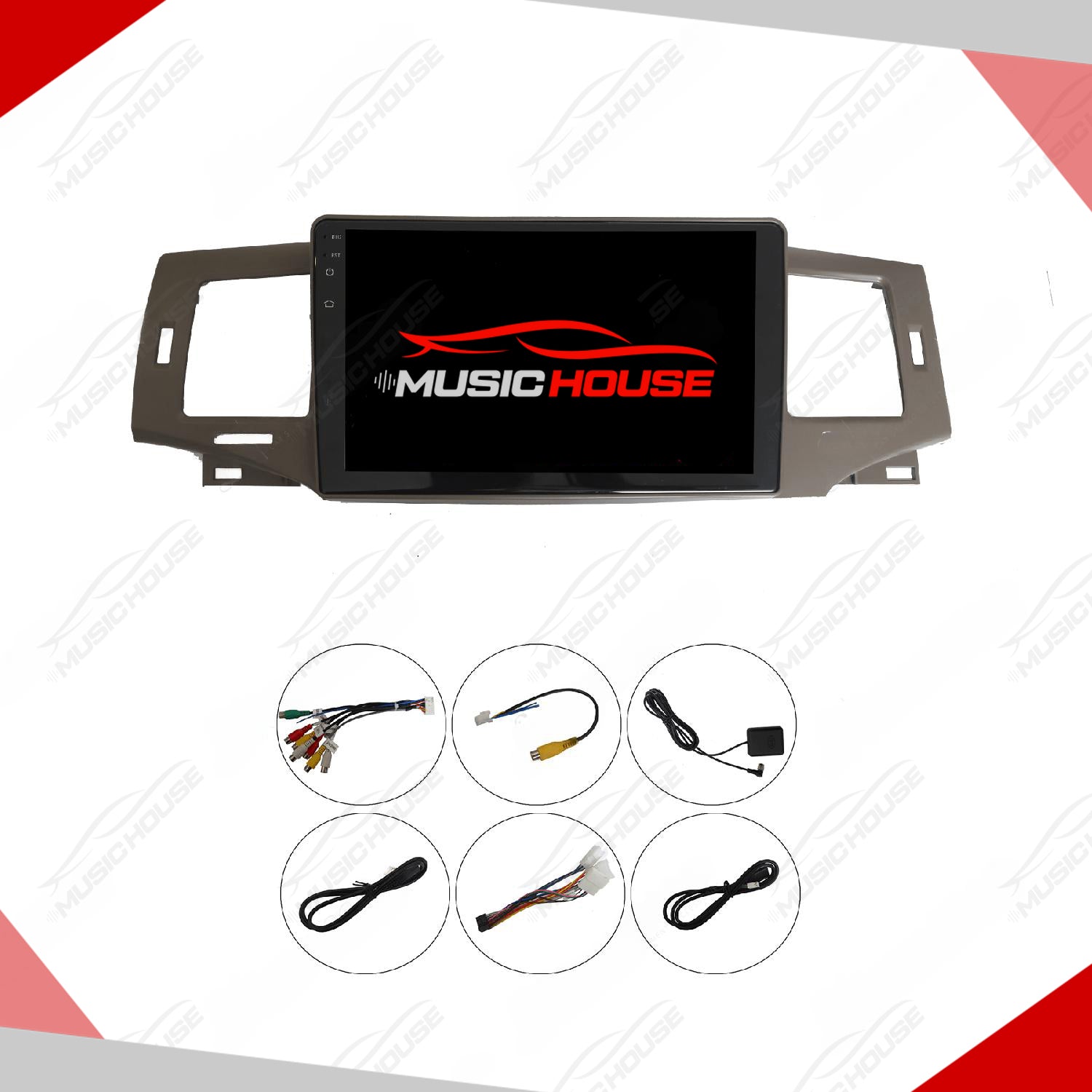 Toyota Corolla G / Axio 2000-2006 Android IPS Multimedia Display