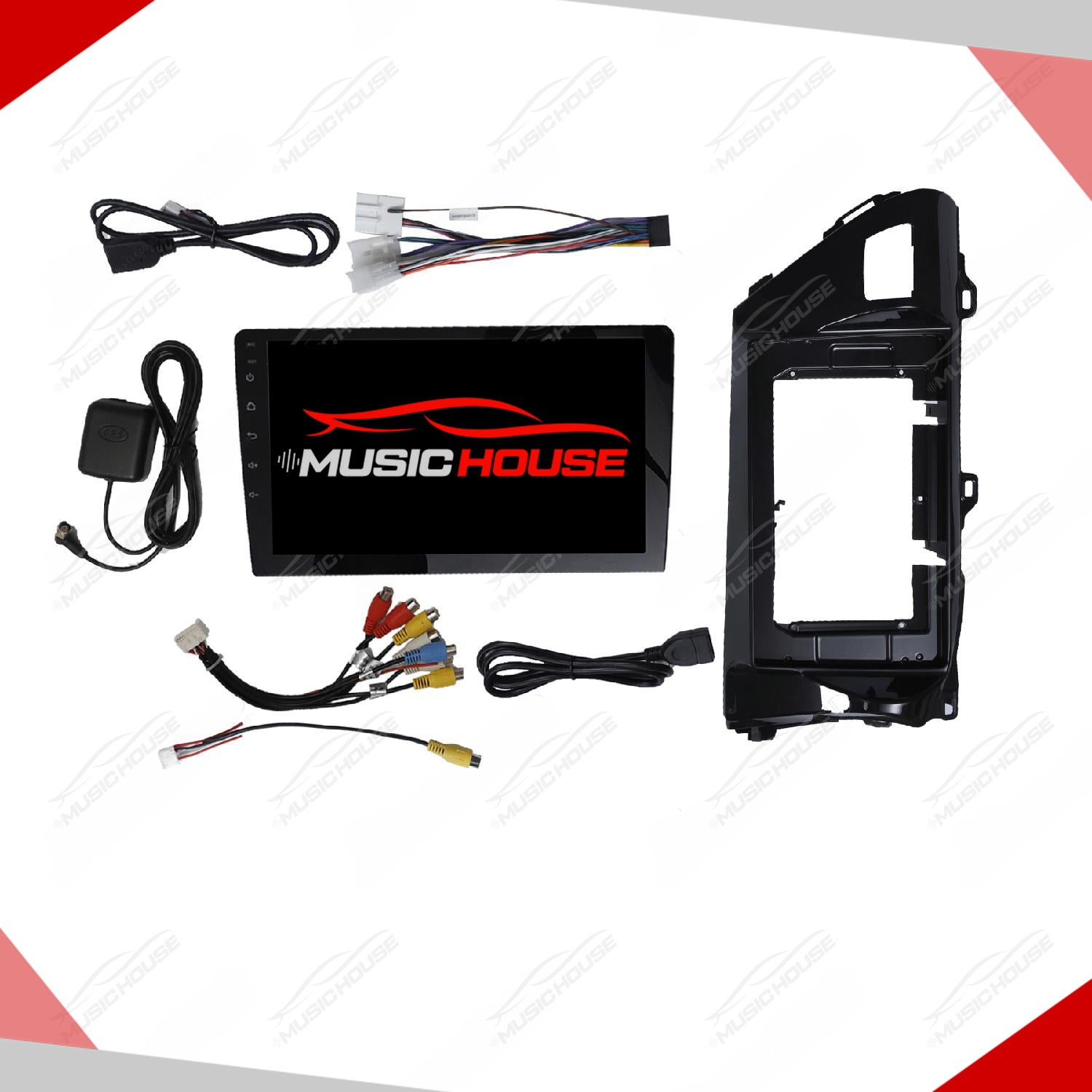 Toyota Revo 2016 to 2022 Android Panel HD Player IPS Display Multimedia System