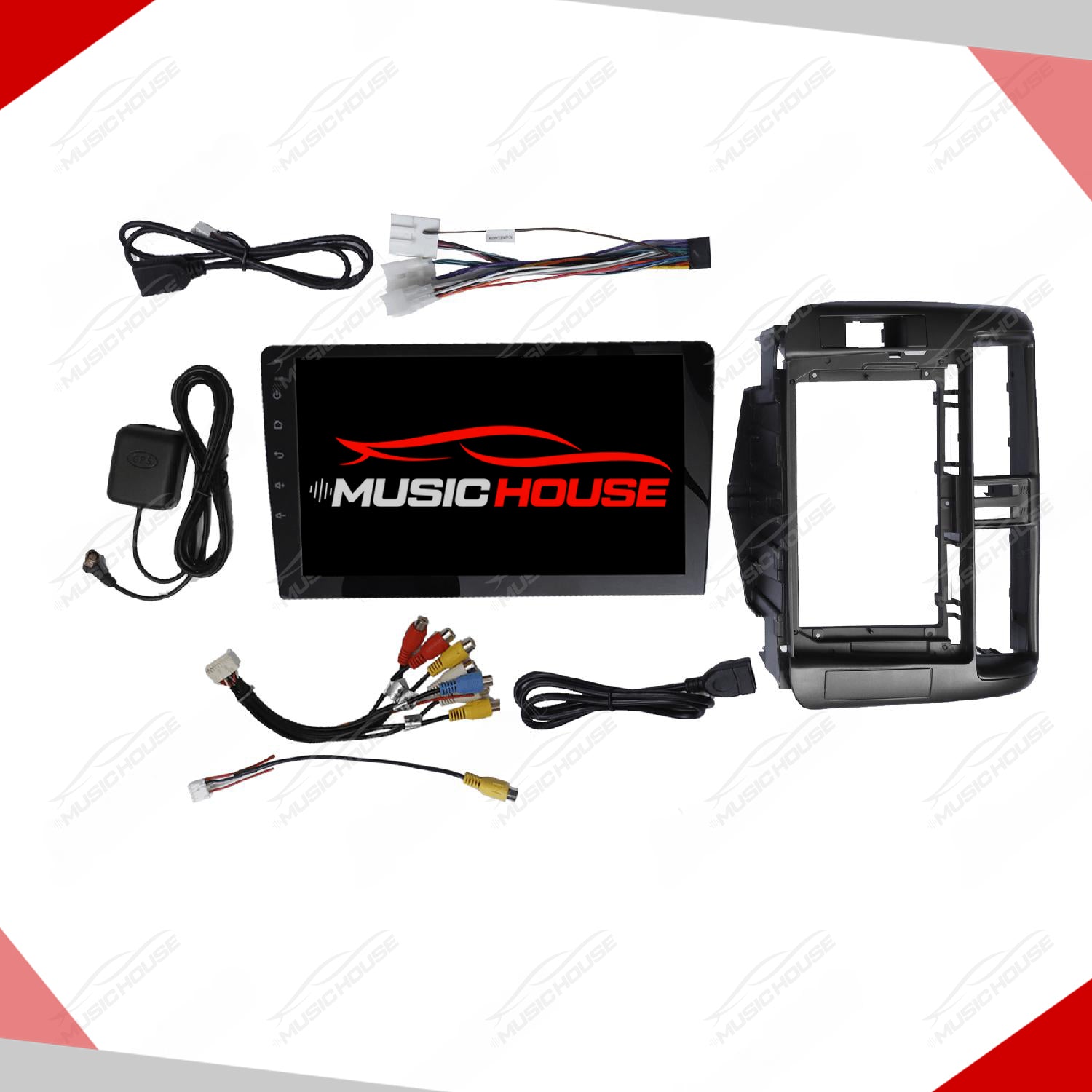 Toyota Prado 2009- 2012 Android Panel HD Player Display Multimedia System