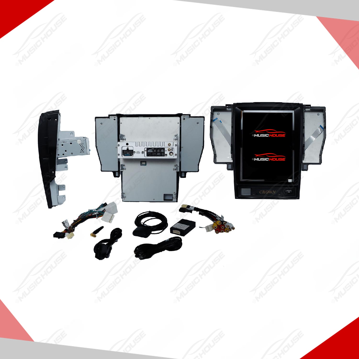Toyota Crown Tesla LCD multimedia IPS Display Android PX3 -  model 2012