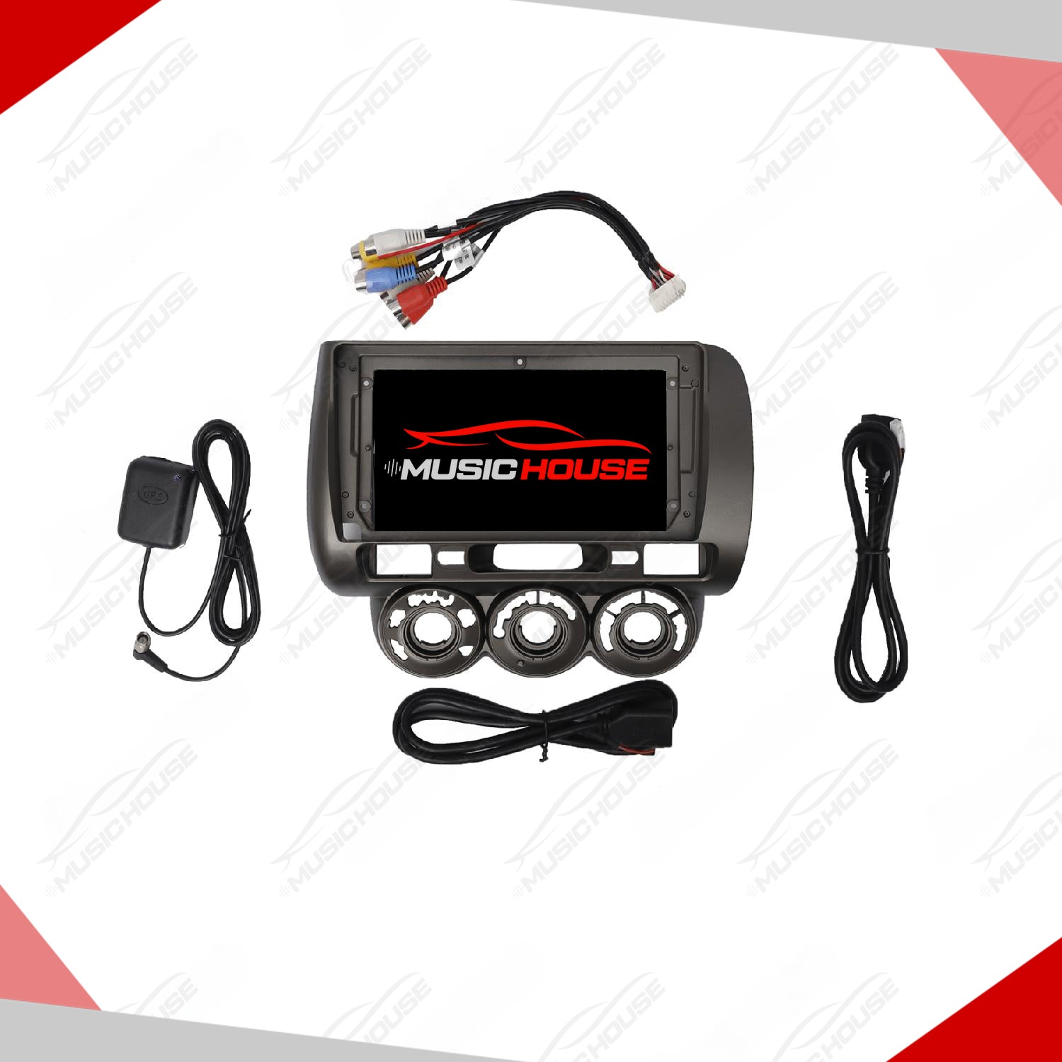 Honda City 2004 to 2008 Android Panel HD Player IPS Display Multimedia System