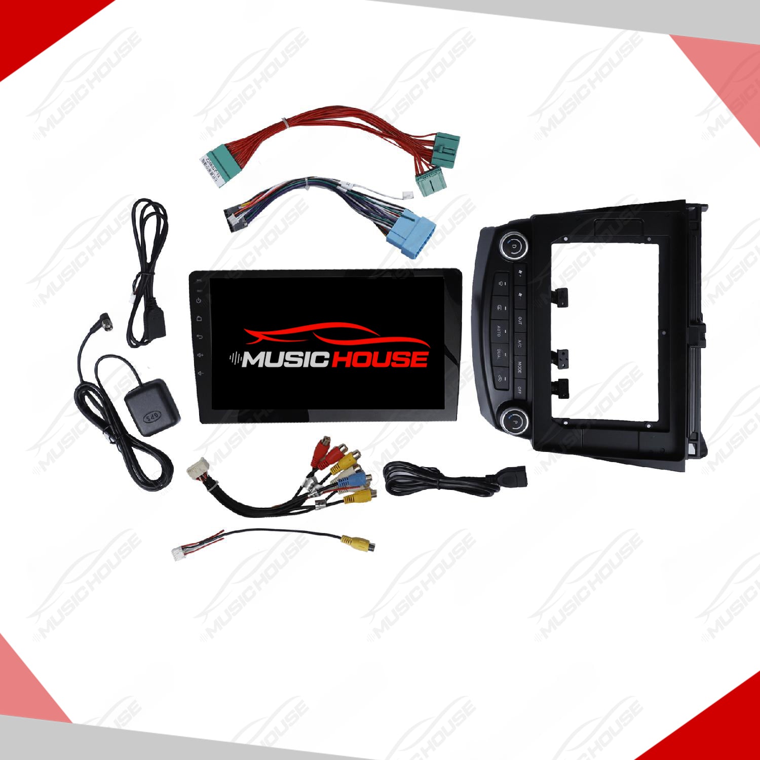 Honda Accord Android LCD IPS Multimedia System Version 3 - Model 2002-2007