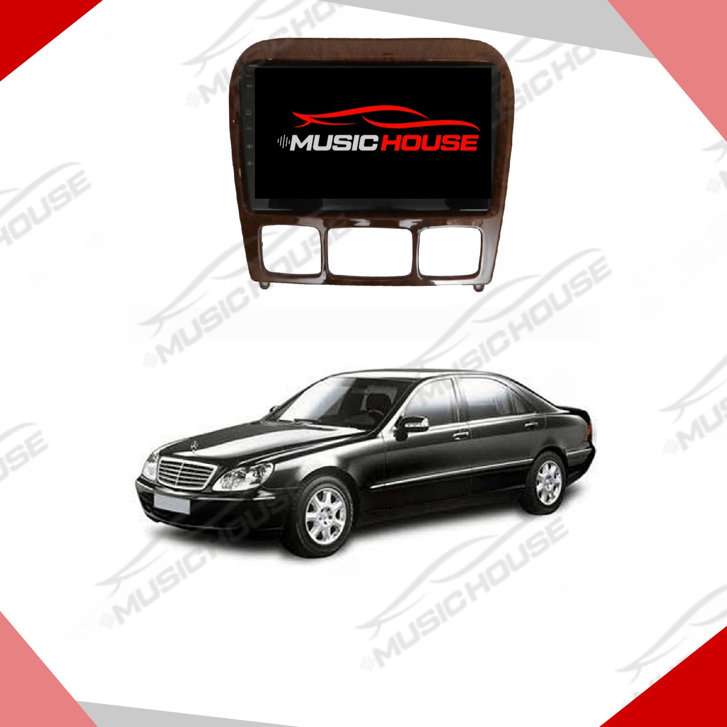 Mercedes S Class W220 Android IPS multimedia Display