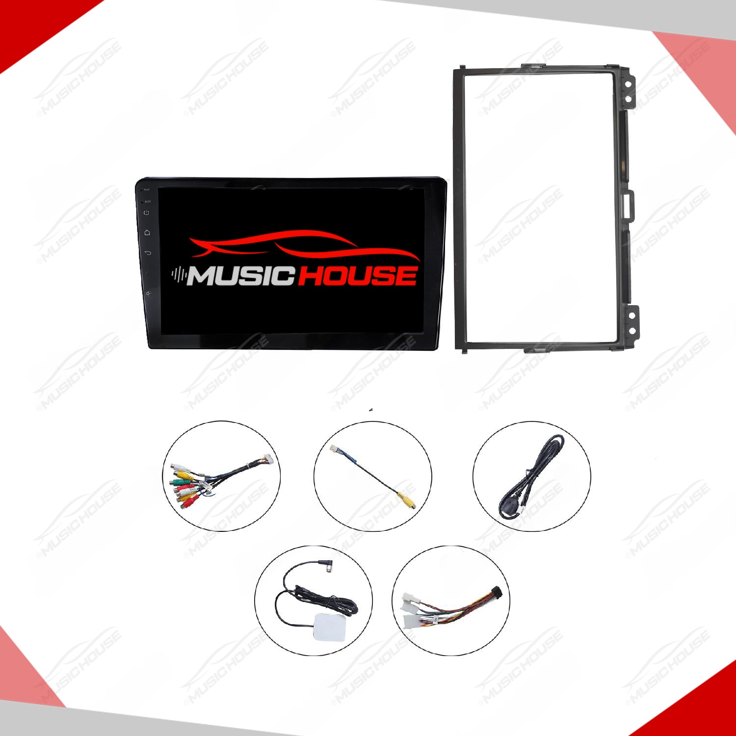 Toyota Prado 2002- 2009 Android Panel HD Player Display Multimedia System