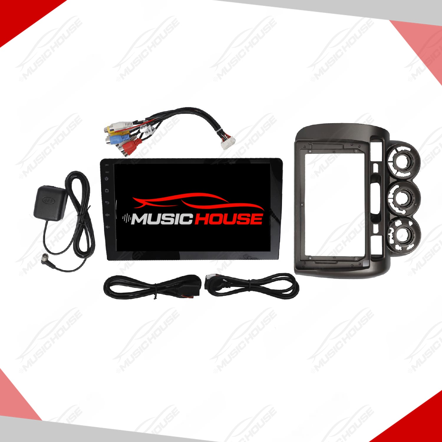 Honda City 2004 to 2008 Android Panel HD Player IPS Display Multimedia System