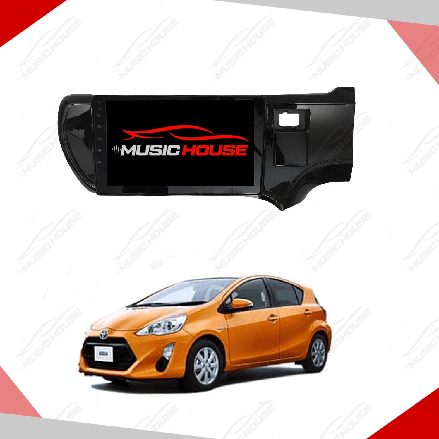 Toyota Aqua 2012 to 2017 Android LCD Player IPS Display