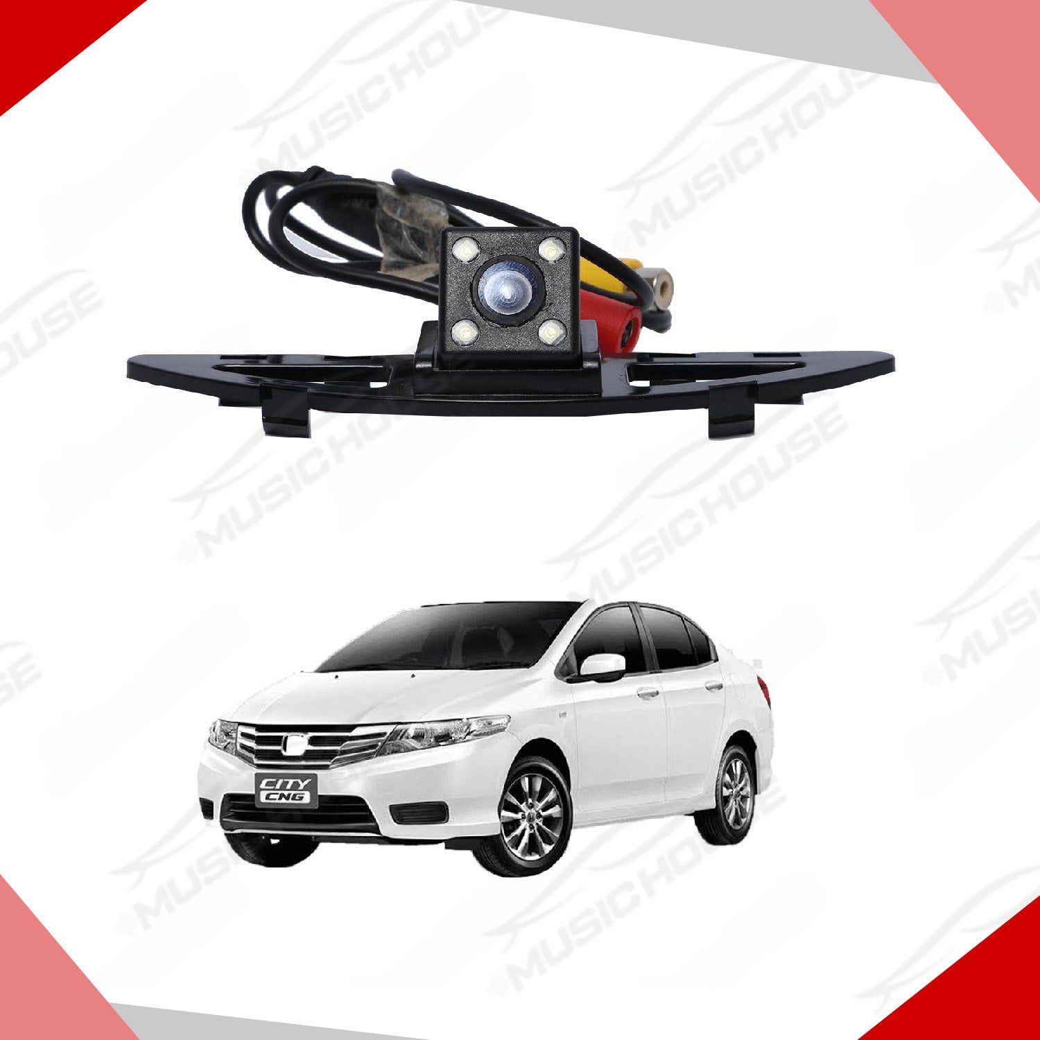 Honda City Reverse Camera - Model 2008-2021