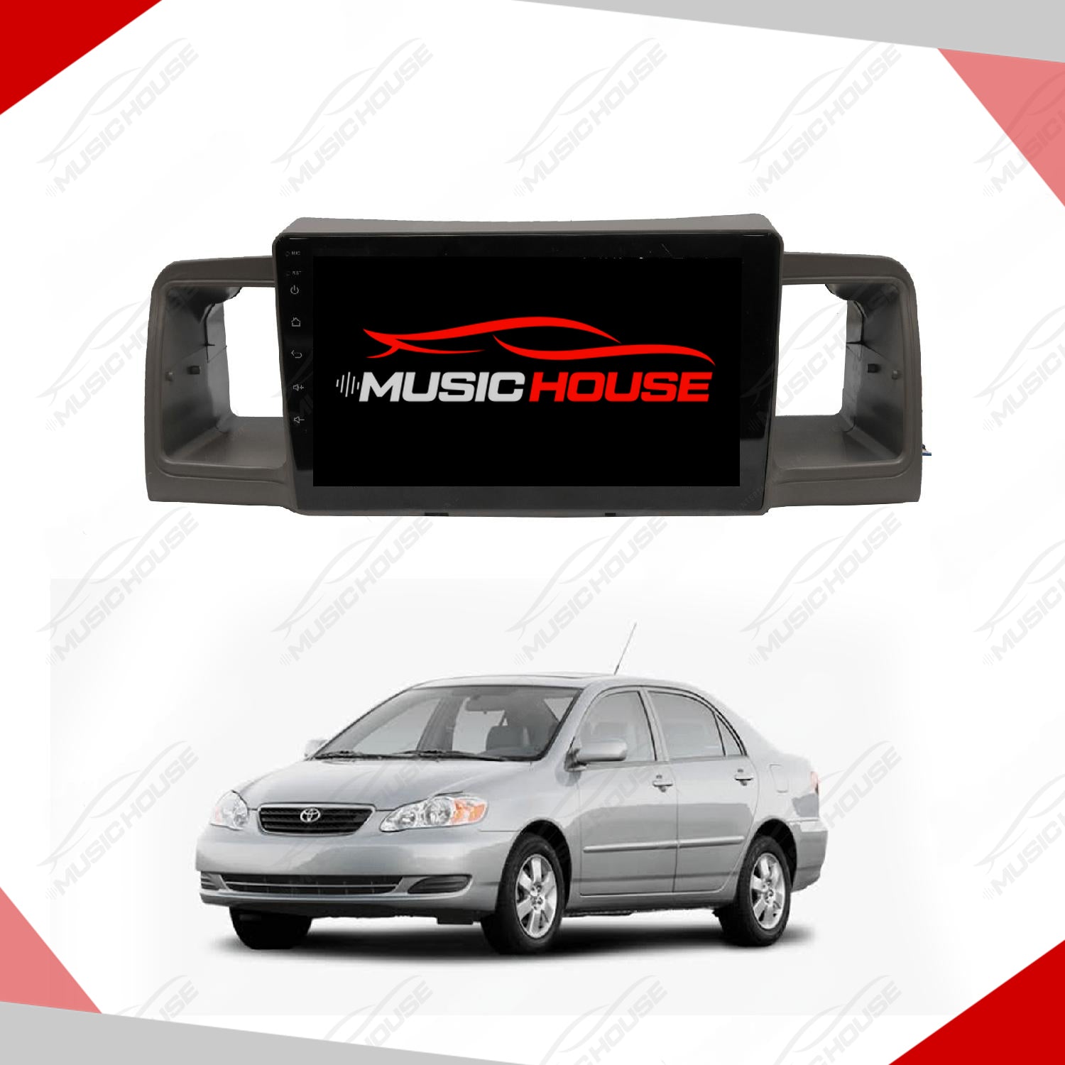 Toyota Corolla 2002-2008 Android Multimedia IPS Display