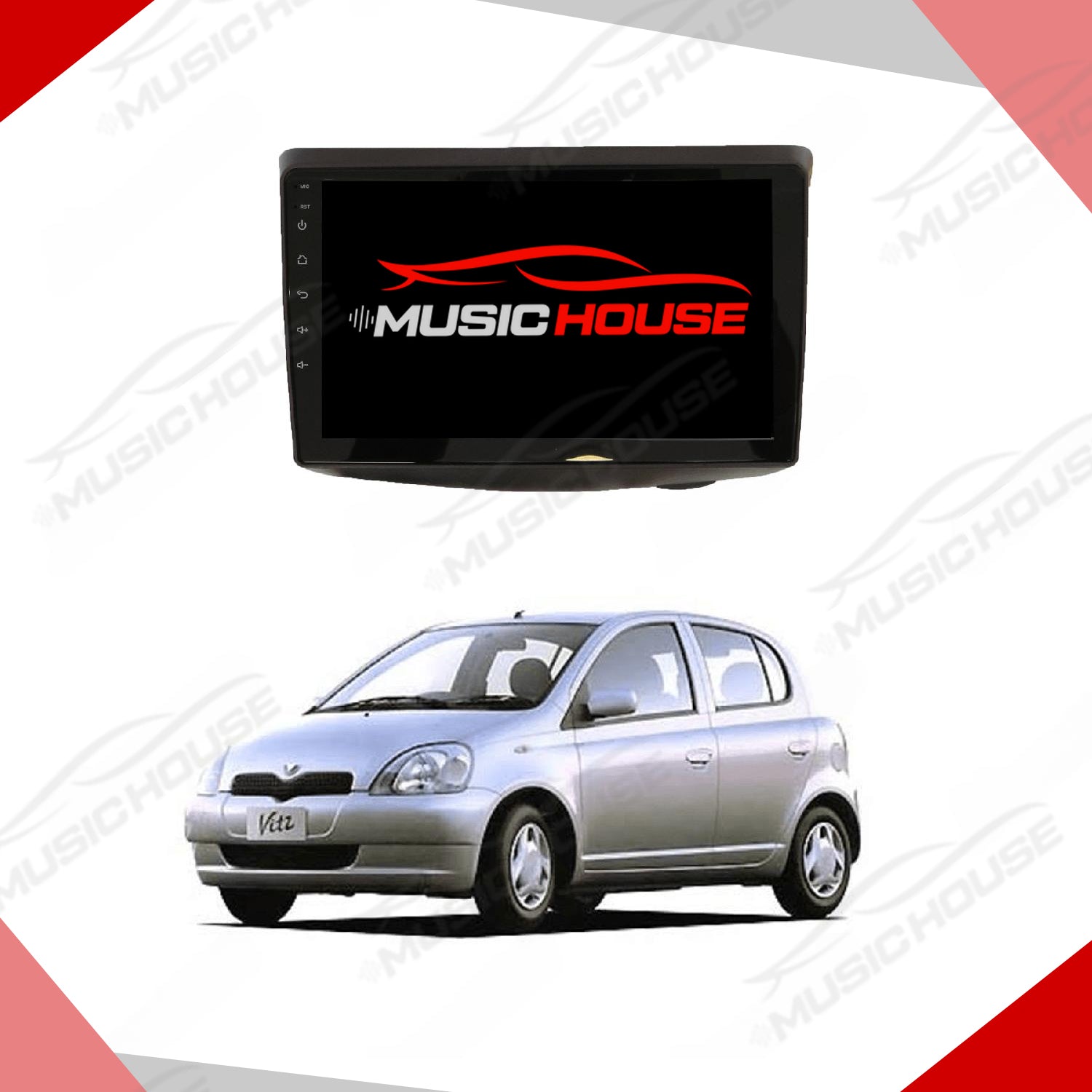 Toyota Vitz Android IPS Multimedia Display Model: 1998-2003