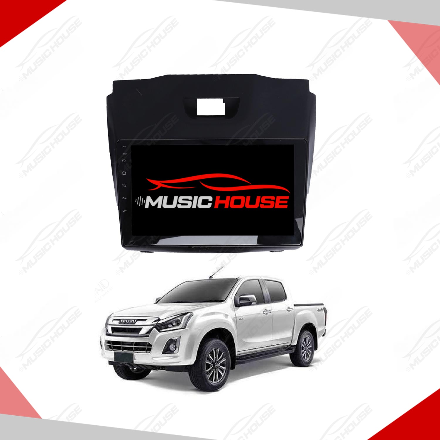 Isuzu D Max  Android Panel HD Player Display Multimedia System