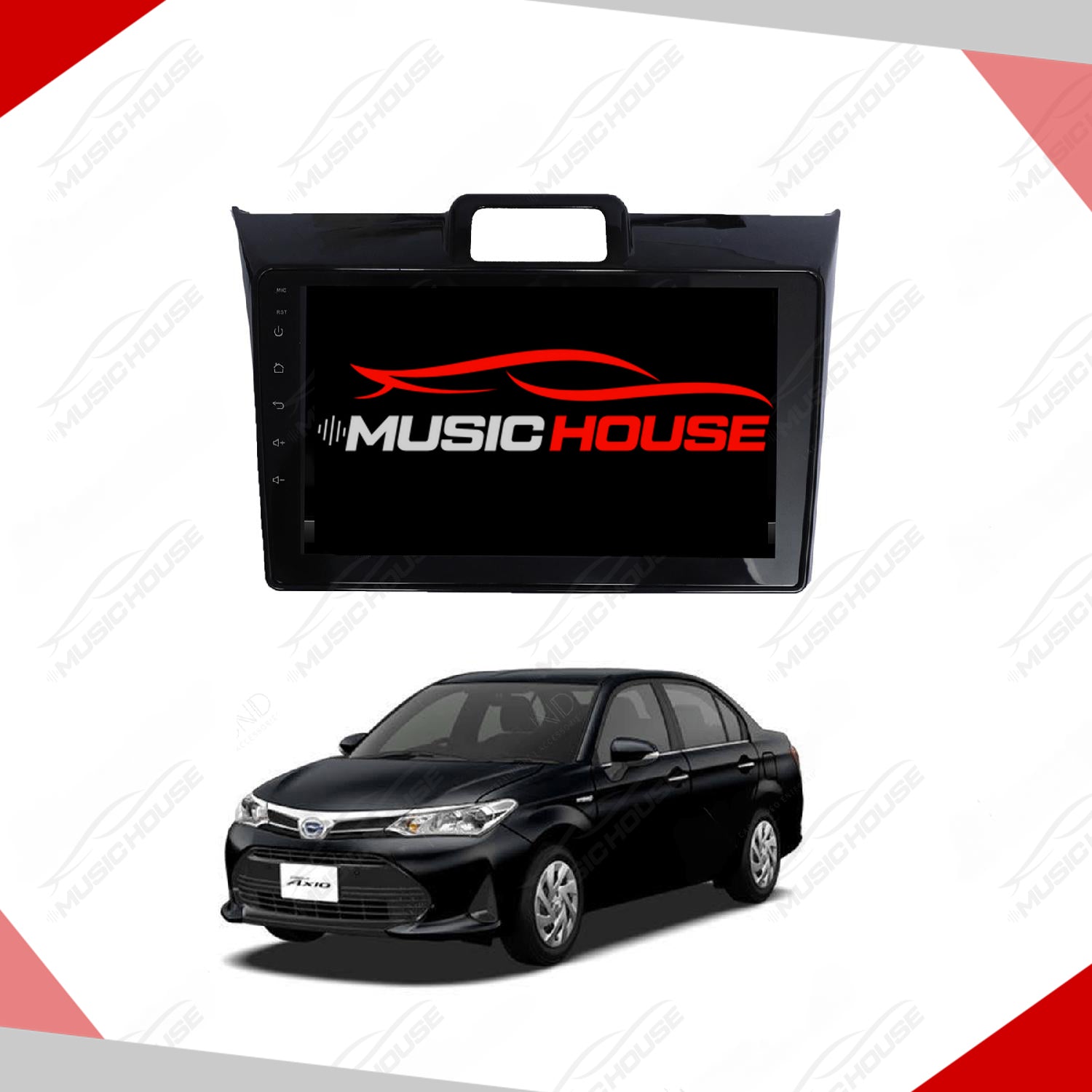 Toyota Axio Hybrid 2012 - 2019  Android Panel HD Player Display Multimedia System