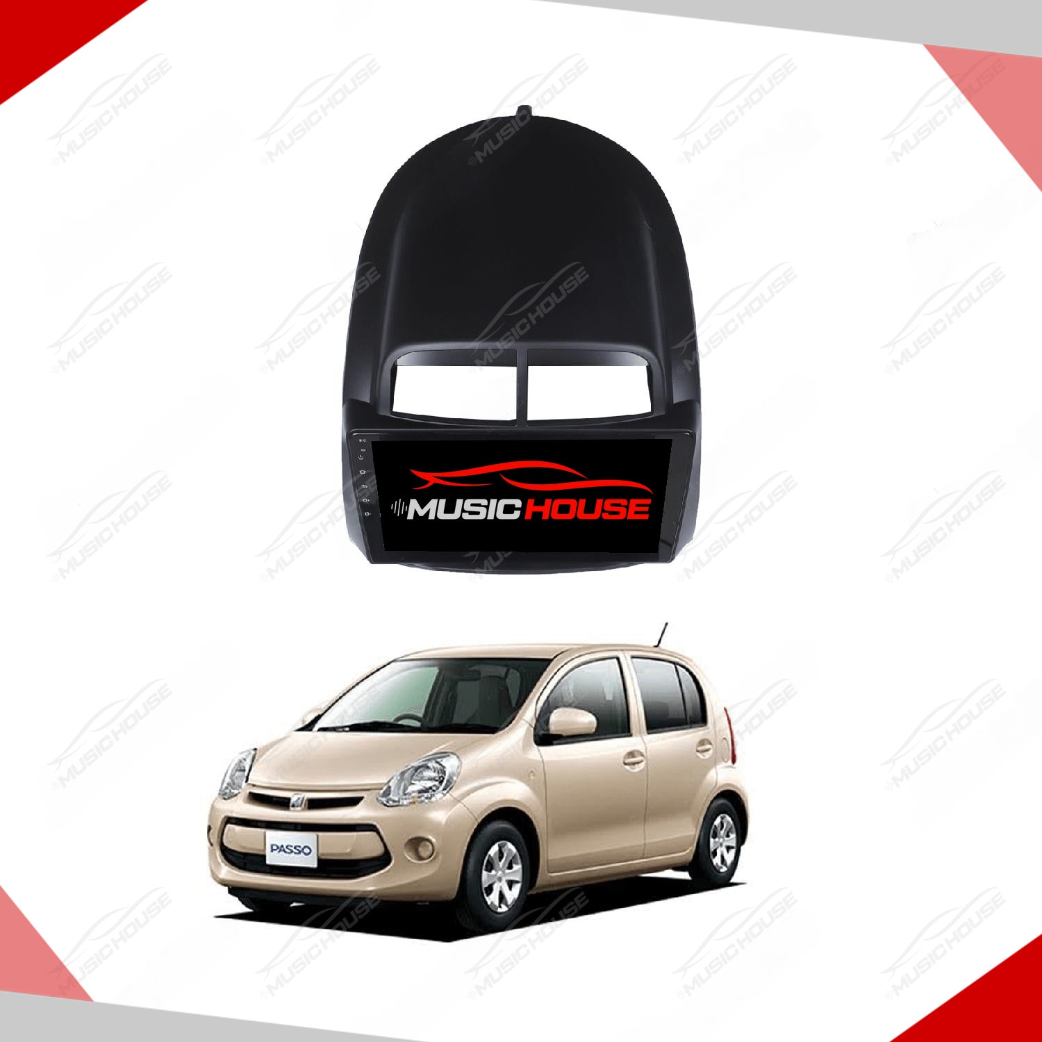 Toyota Passo 2005-2010 Android IPS Multimedia Display