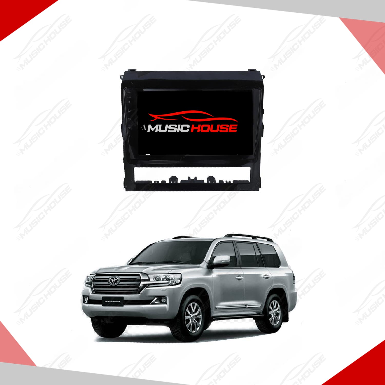 Land Cruiser 2016-2021Android LCD Multimedia  Display