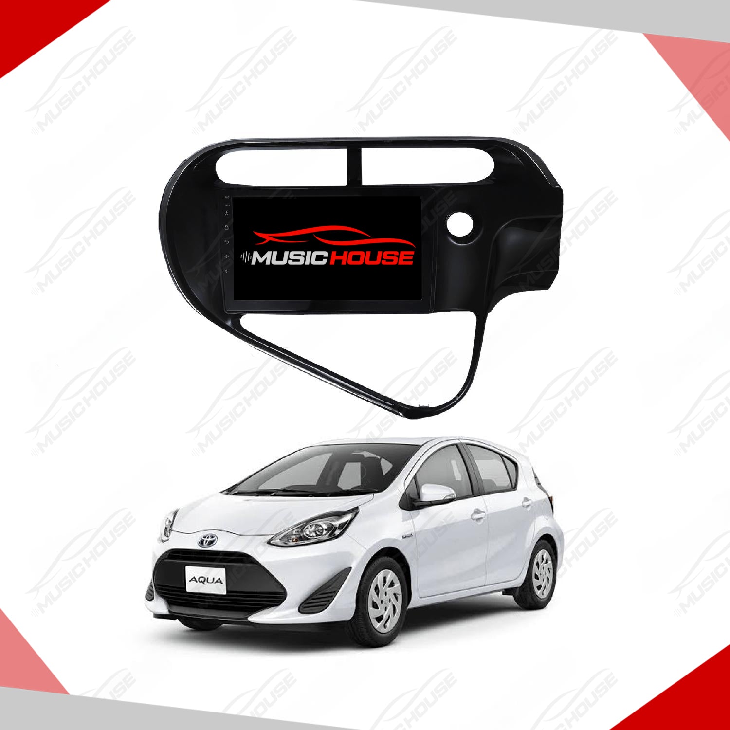 Toyota Aqua 2017–2021  Android LCD Player IPS Display