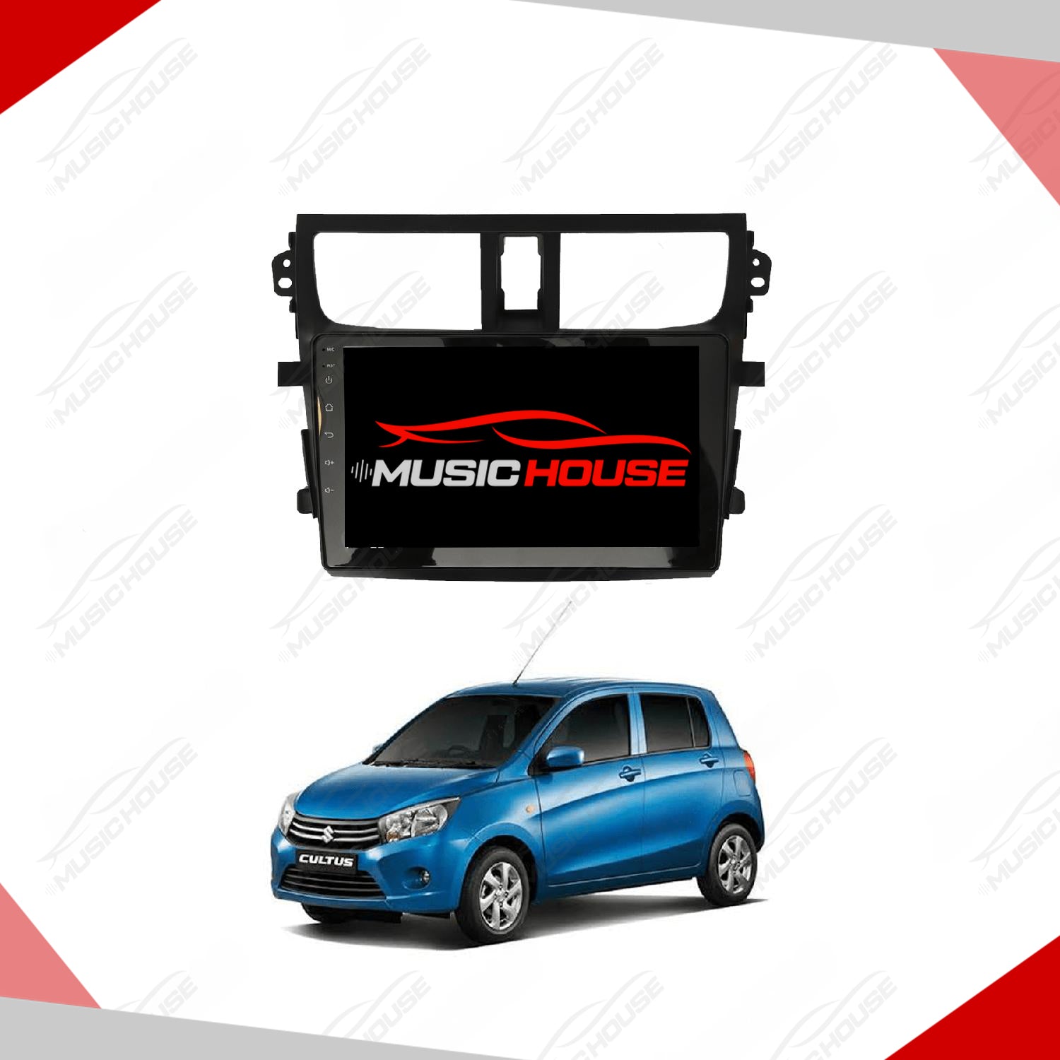 Suzuki Cultus 2017 to 2020 Android Panel HD Player IPS Display Multimedia System