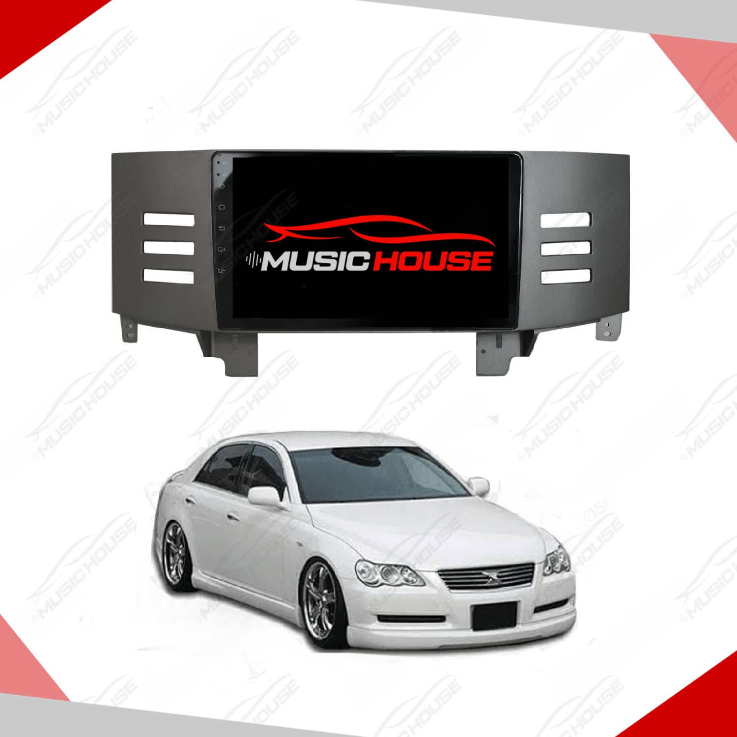 Toyota Mark X Android IPS Multimedia Display