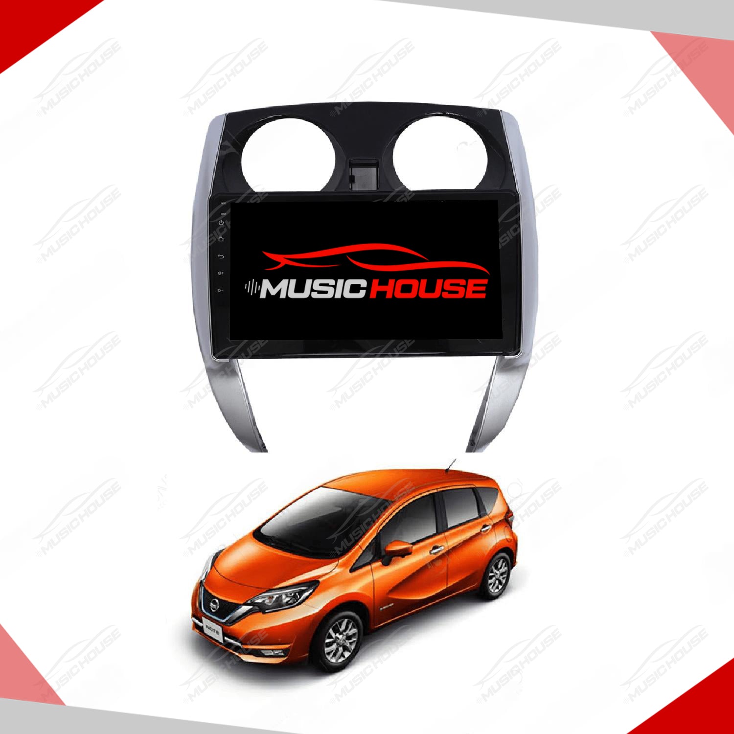 Nissan Note Android Panel HD Player Display Multimedia System