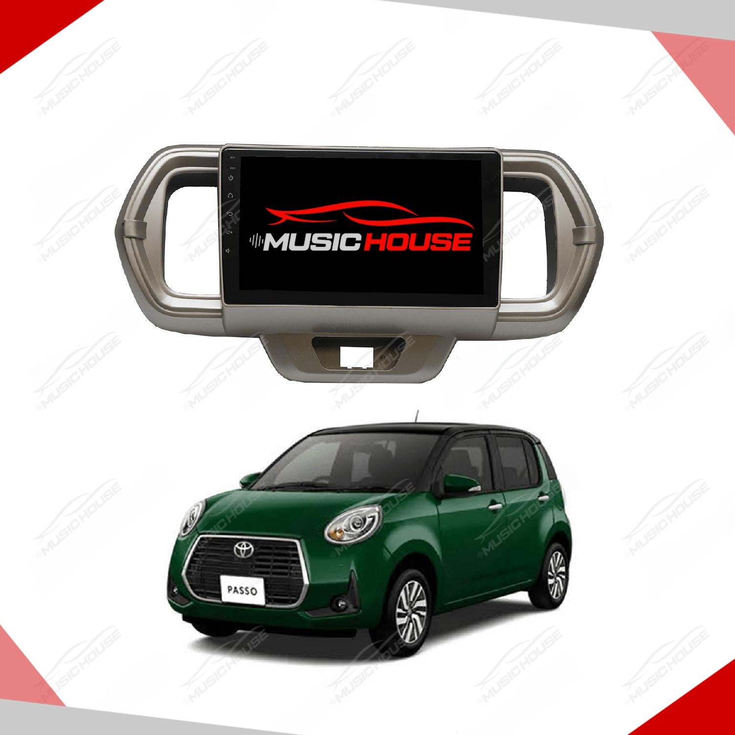Toyota Passo 2016-2021 Android IPS Multimedia Player