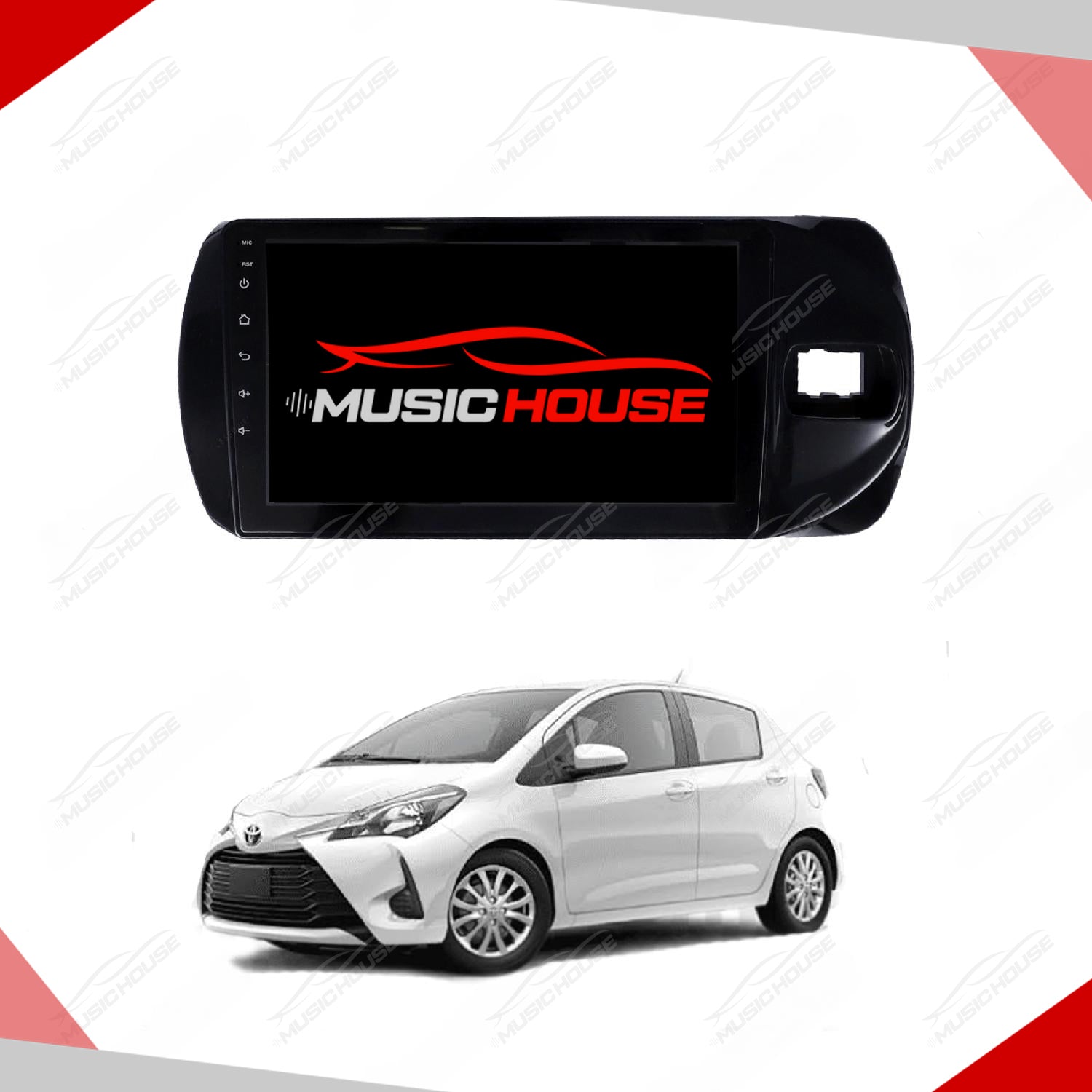 Toyota Vitz 2017 Android Ips Multimedia Display