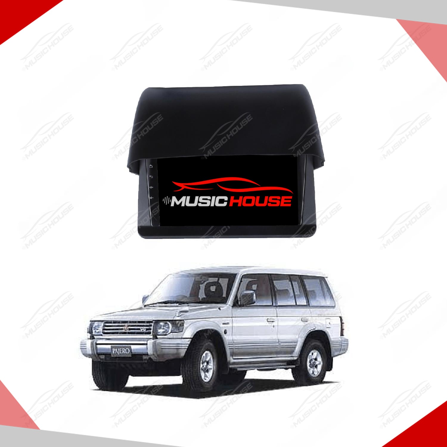 Mitsubishi Pajero Android LCD Multimedia Display