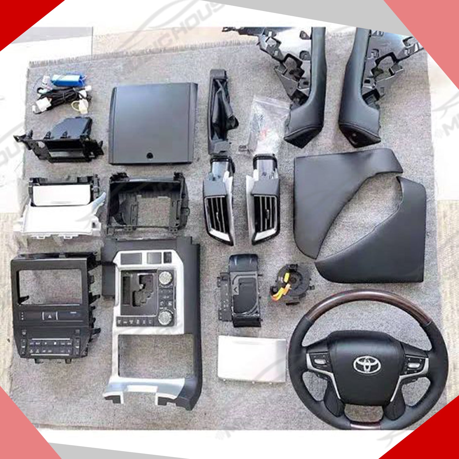 Interior with OEM Multimedia Panel And Steering