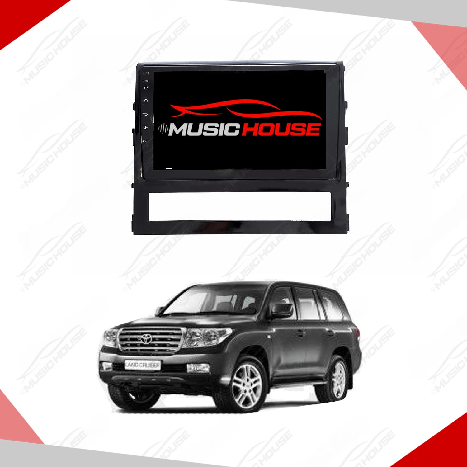 Land Cruiser 2008-2015 Android IPS Multimedia Display