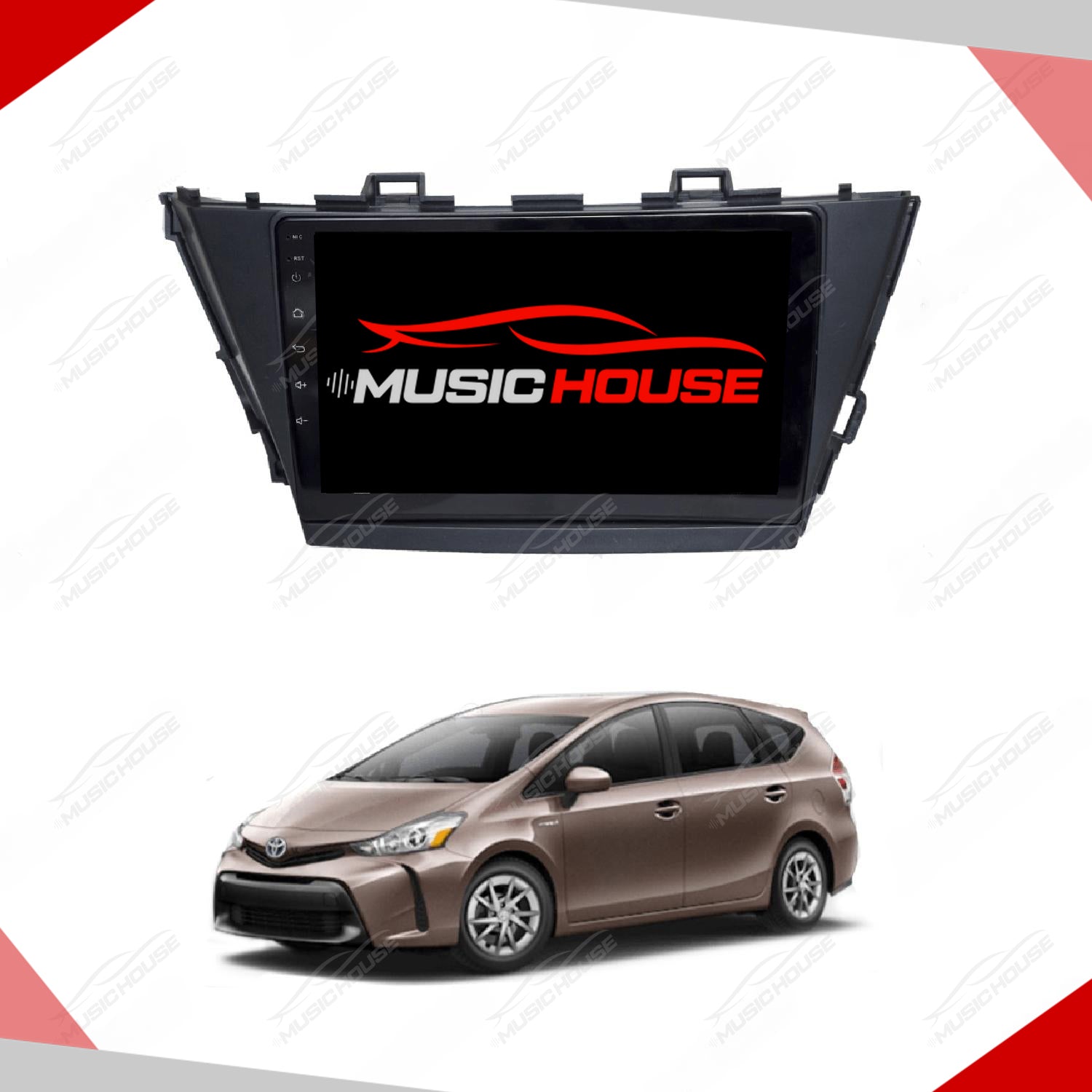 Toyota Prius Alpha Android IPS Multimedia Display