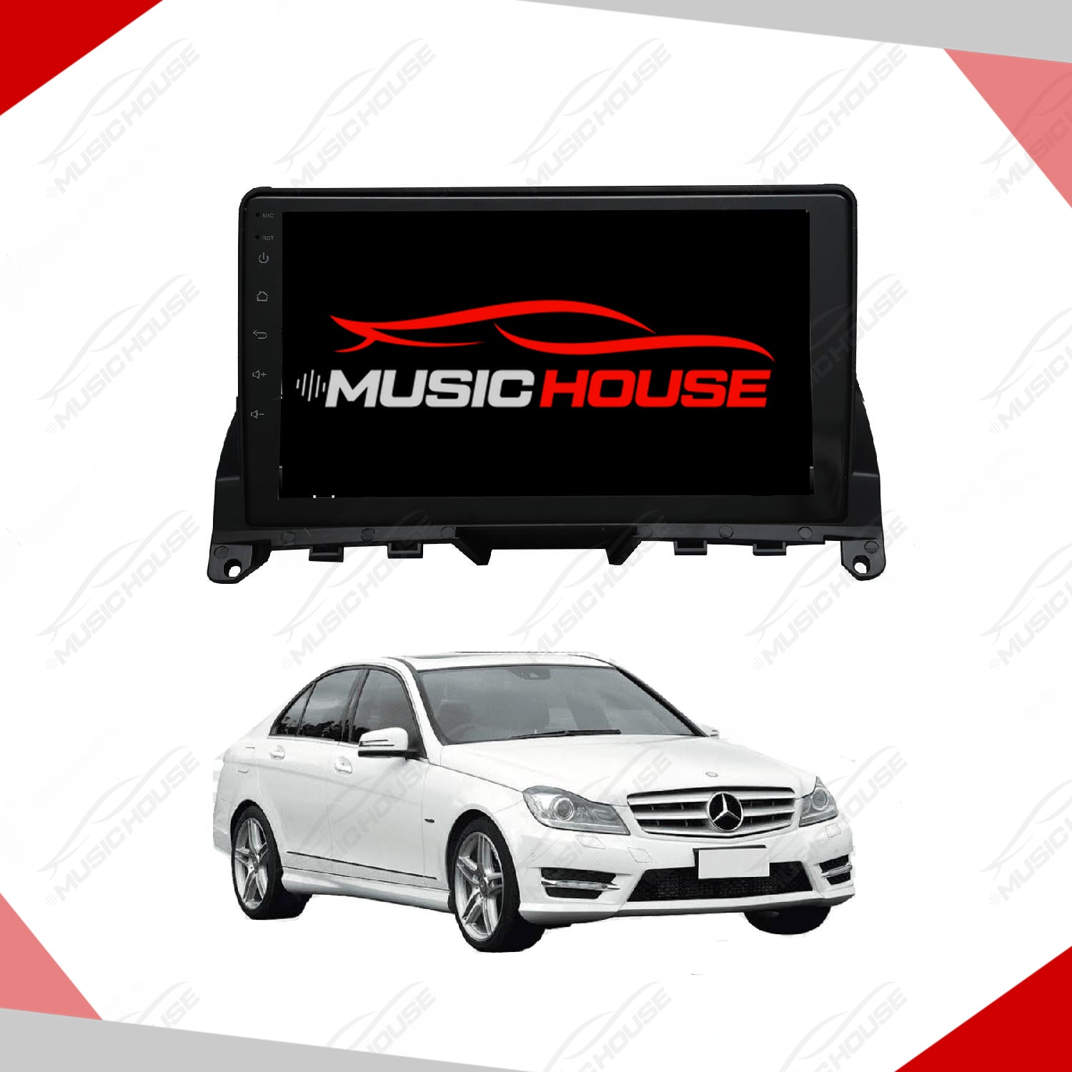 Mercedes E Class W204 Android IPS Multimedia Display