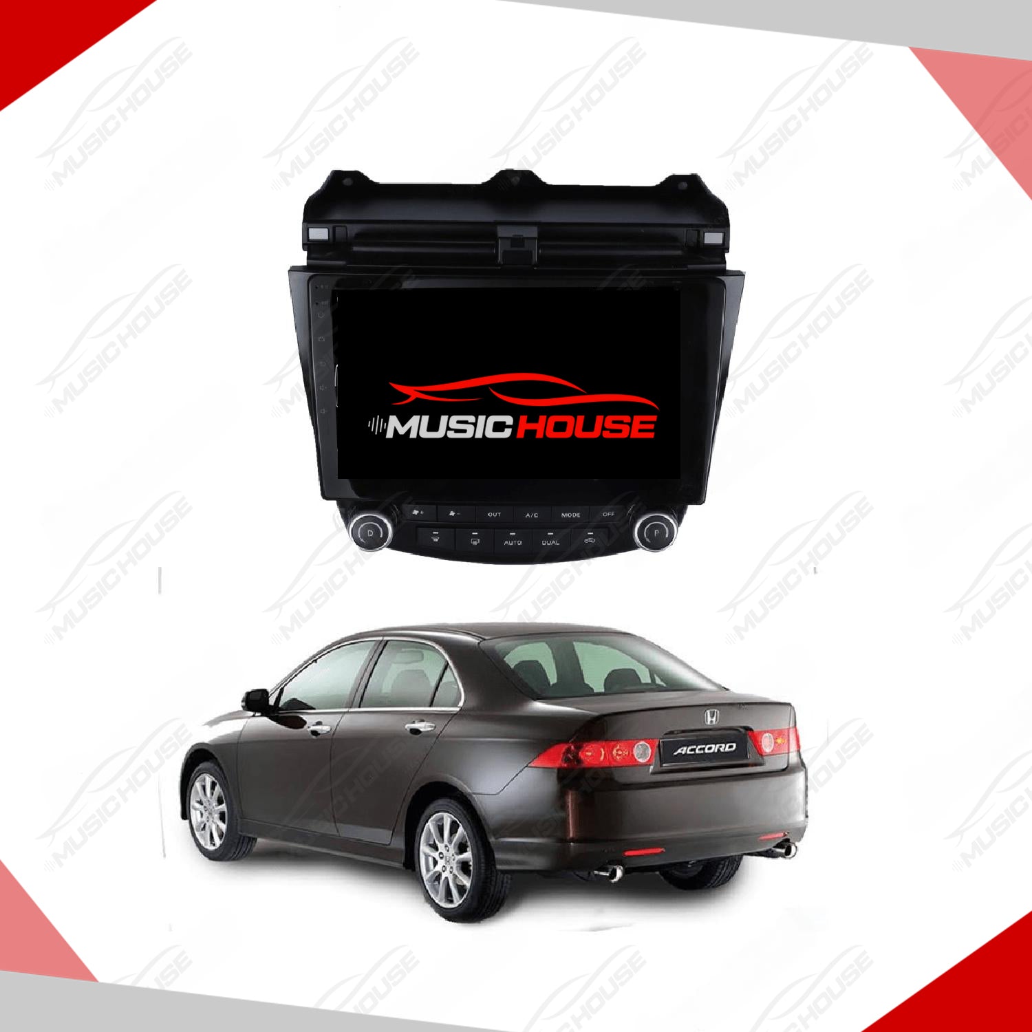 Honda Accord CL9 Android LCD IPS Multimedia System Model